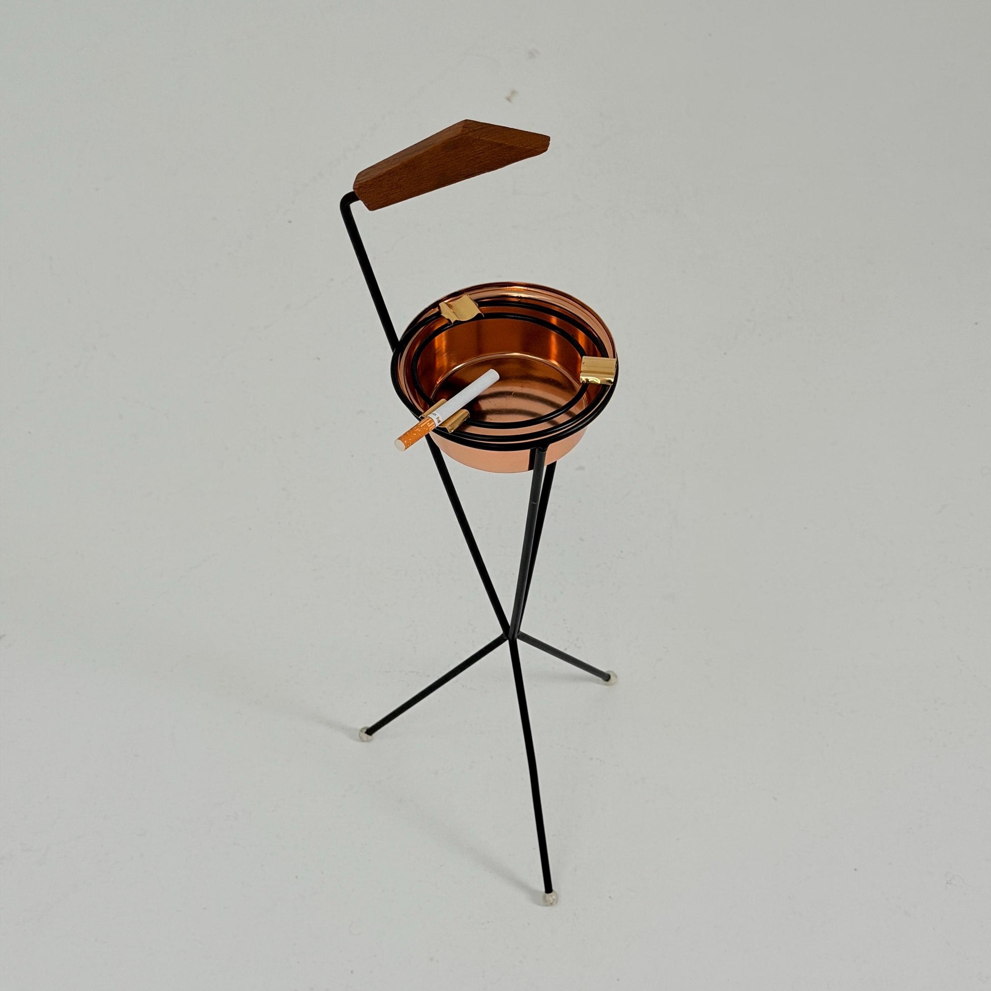 Rare Mid-Century German Tripod Sputnik Ashtray 1960s Germany