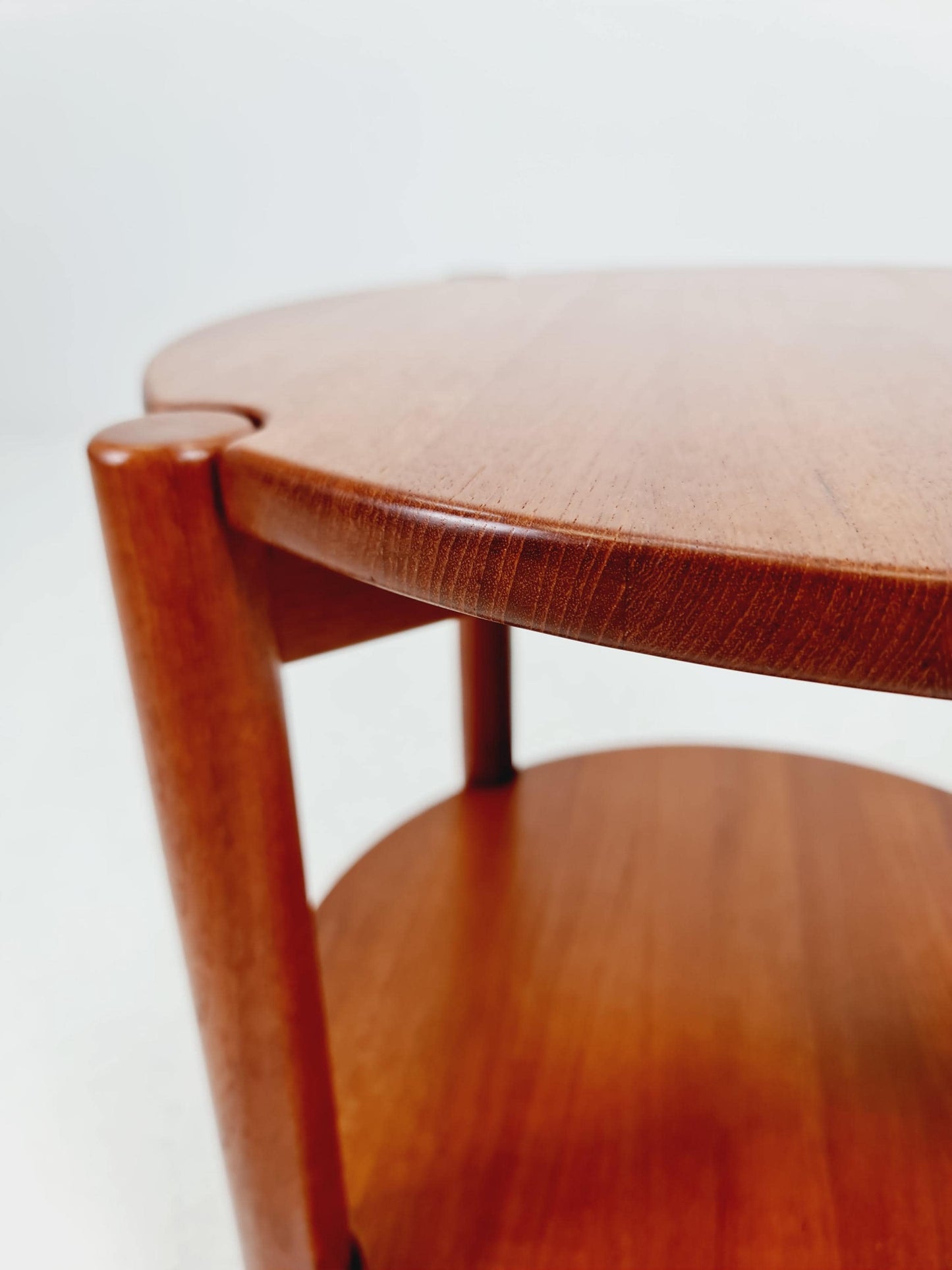 Vintage danish mid century trolley bar cart in solid teak By Saling Stolfabrik Möbler, 1960s
