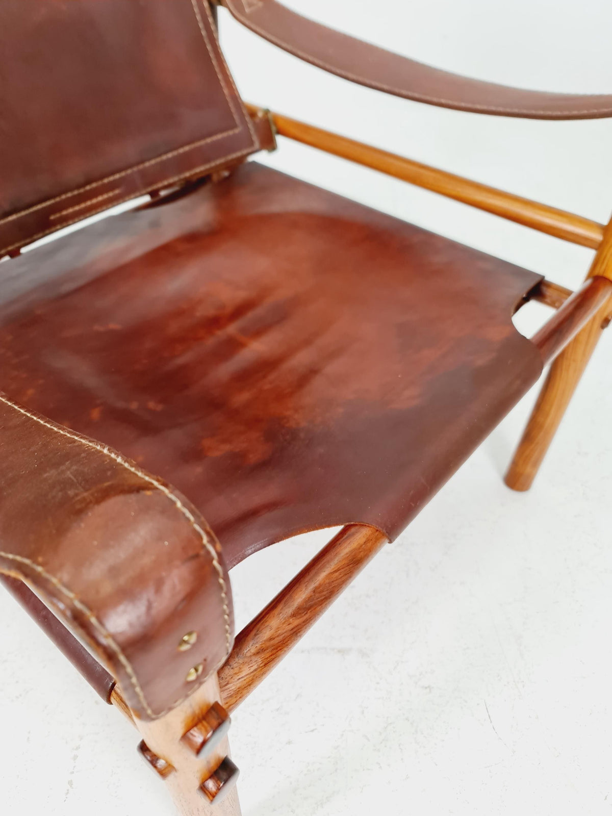 Rare Mid-century vintage Danish Lounge chair, (sirocco) By Arne Norell 1960s