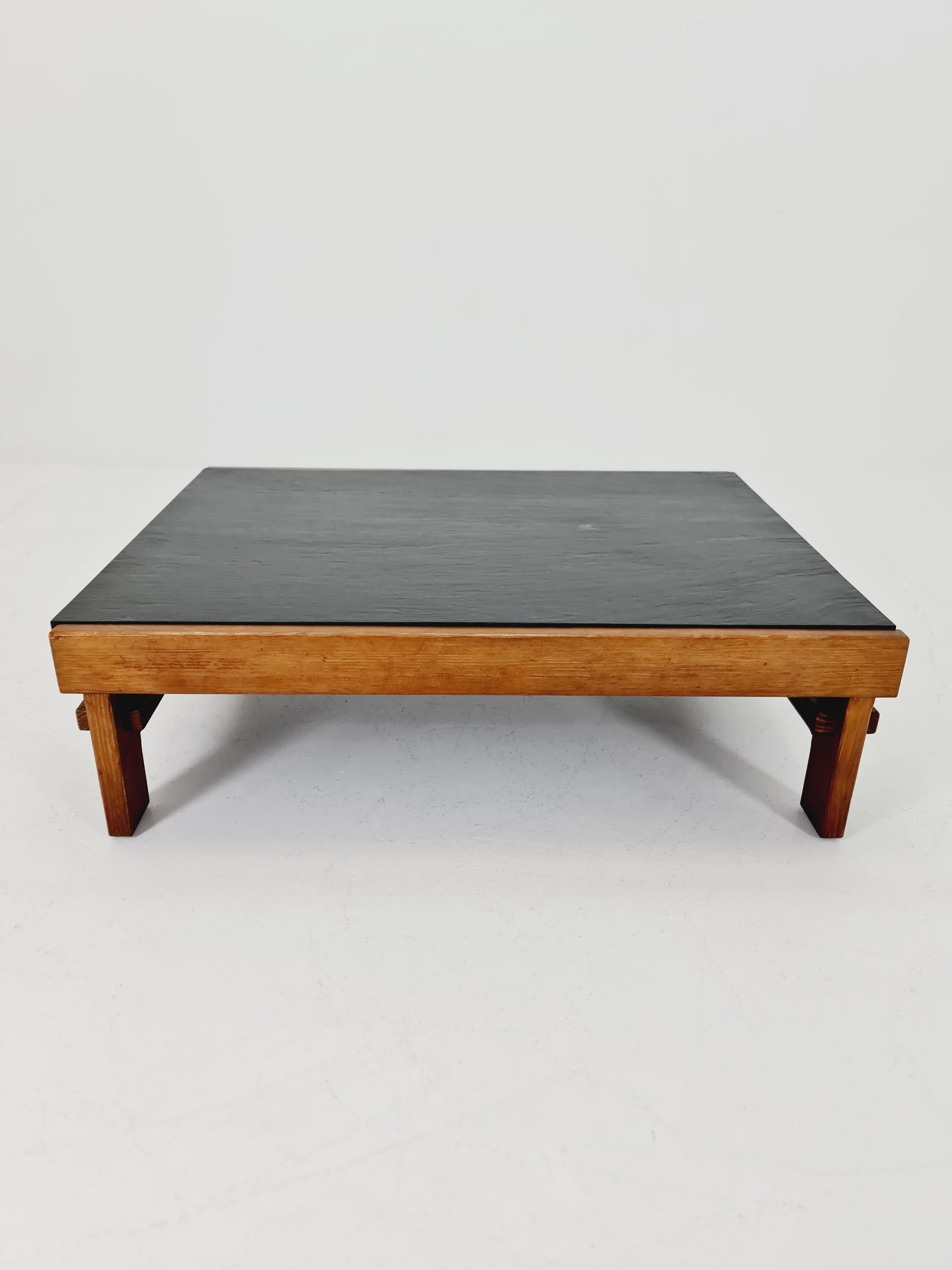 Vintage mid century granite /natural stone coffe table By Carl Straub Germany , 1960s