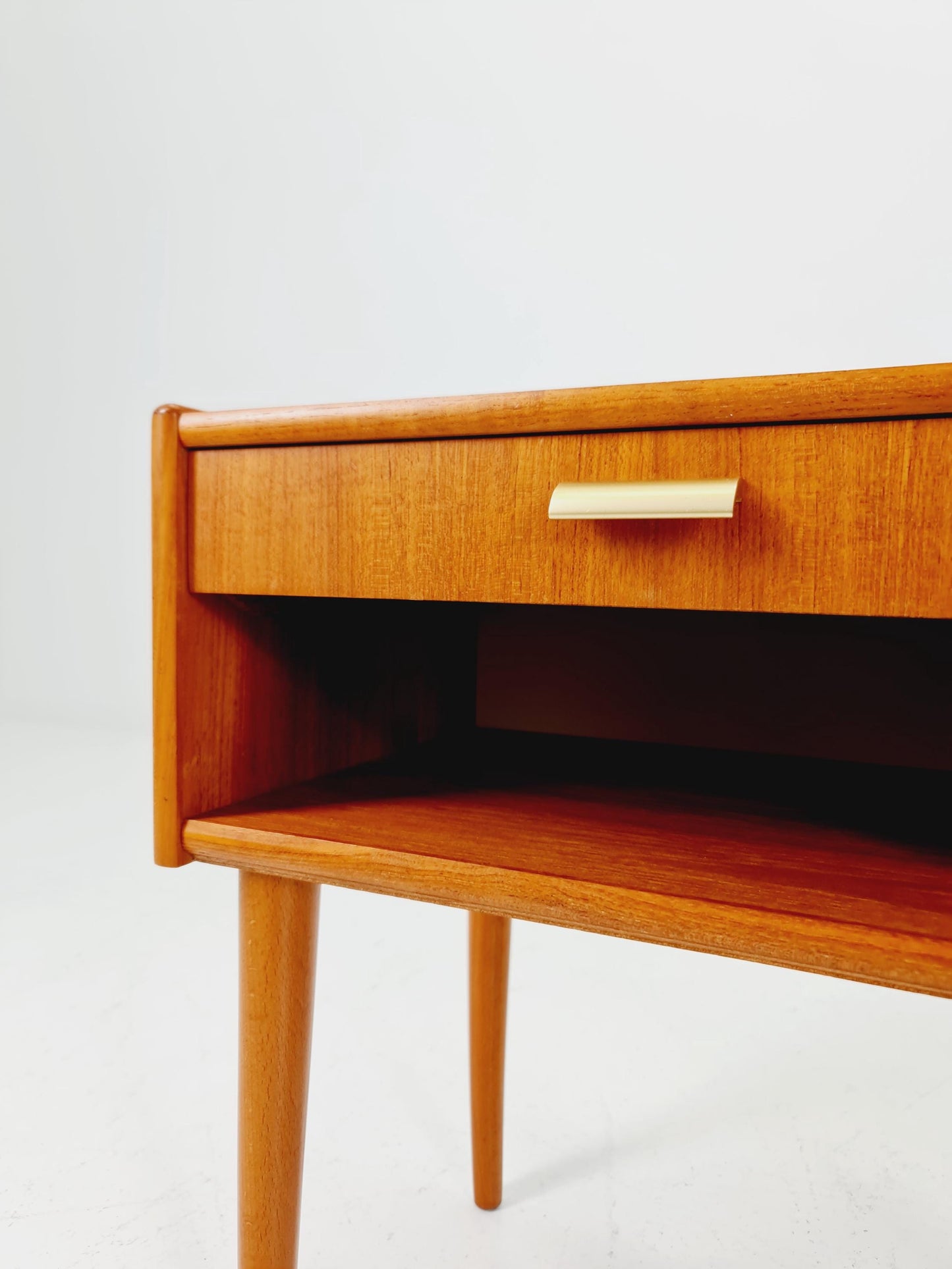 Mid century Danish teak side tables/ Bedside tables/ Nightstands, Denmark, 1960s, set of 2