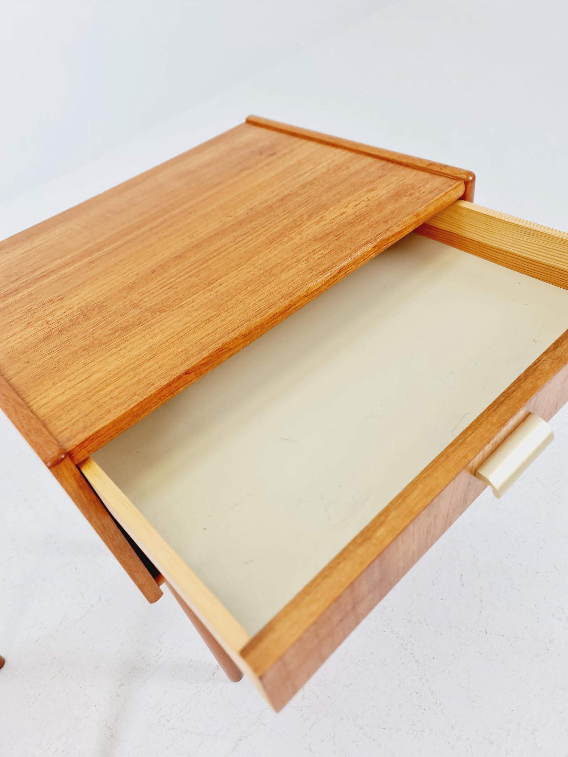 Mid century Danish teak side tables/ Bedside tables/ Nightstands, Denmark, 1960s, set of 2