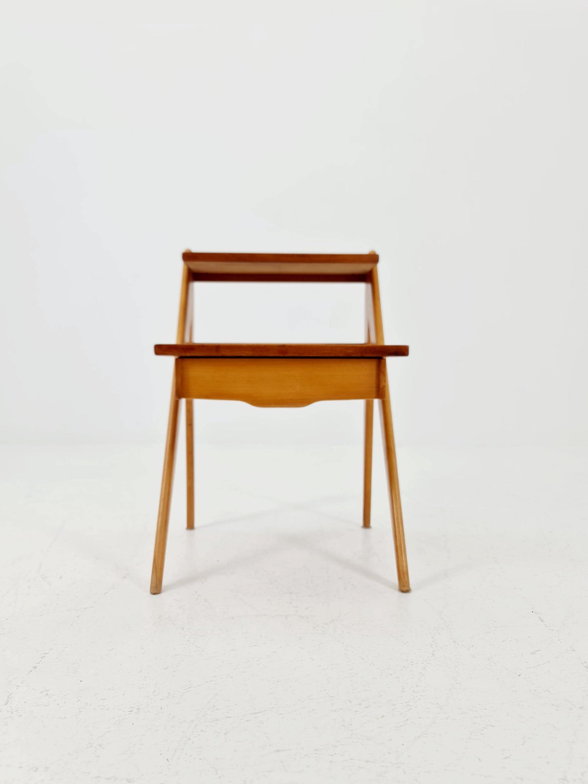 Mid century Scandinavian teak side table / bedside table By Yngve Ekstöm 1960s