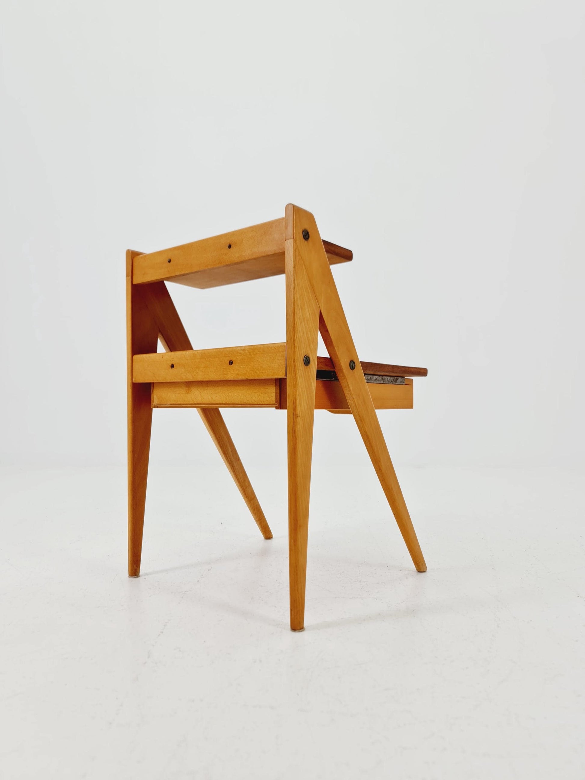 Mid century Scandinavian teak side table / bedside table By Yngve Ekstöm 1960s