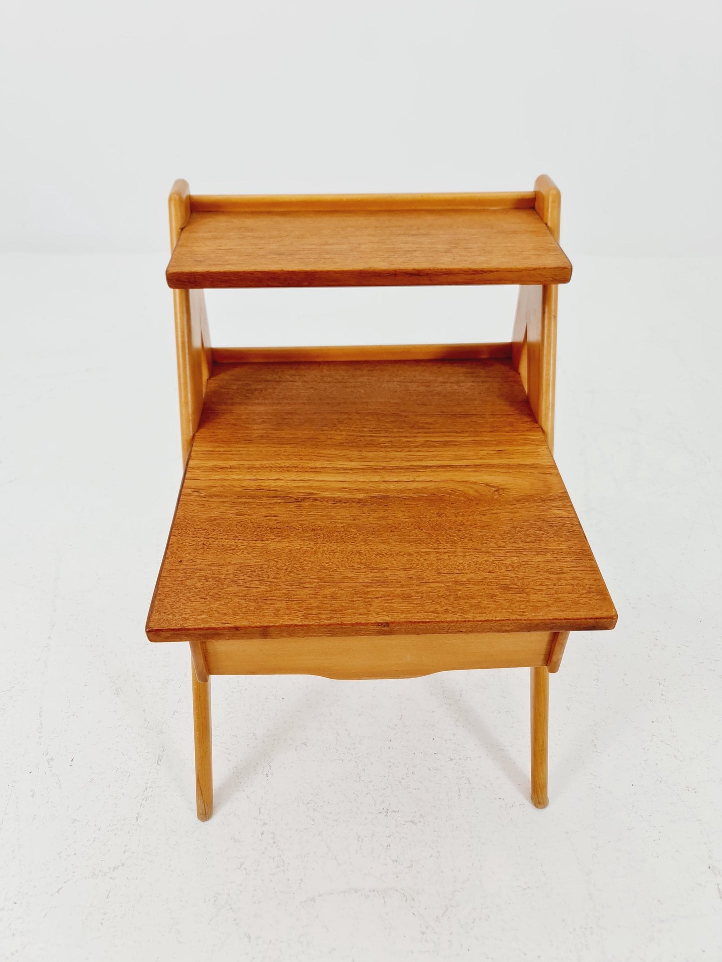 Mid century Scandinavian teak side table / bedside table By Yngve Ekstöm 1960s