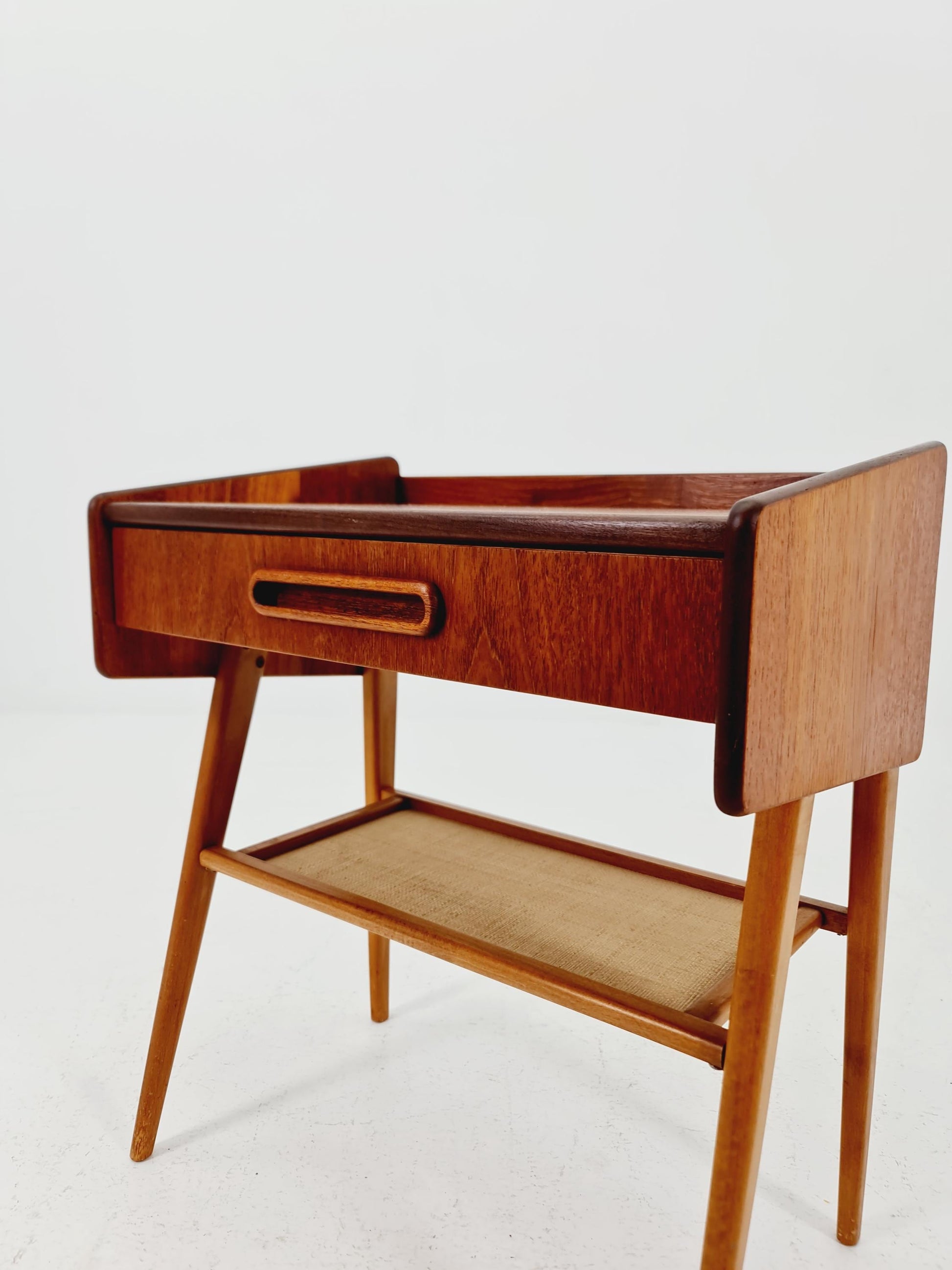 Midcentury danish Teak Vintage Side table/ Bedside table, 1960s