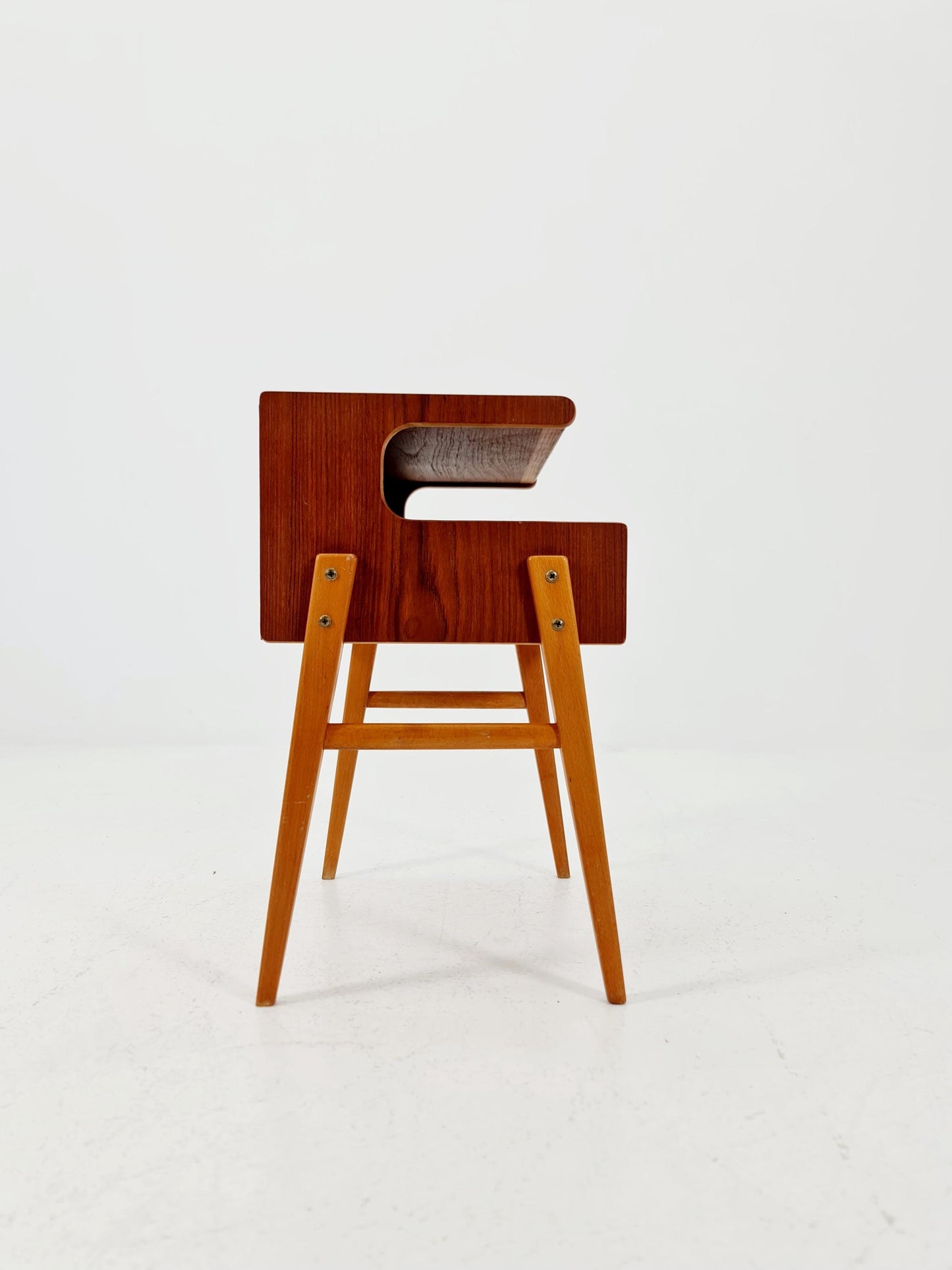 Midcentury Carlström & Co Teak Vintage Side table/ Bedside table/ Night stand straight from the sixties