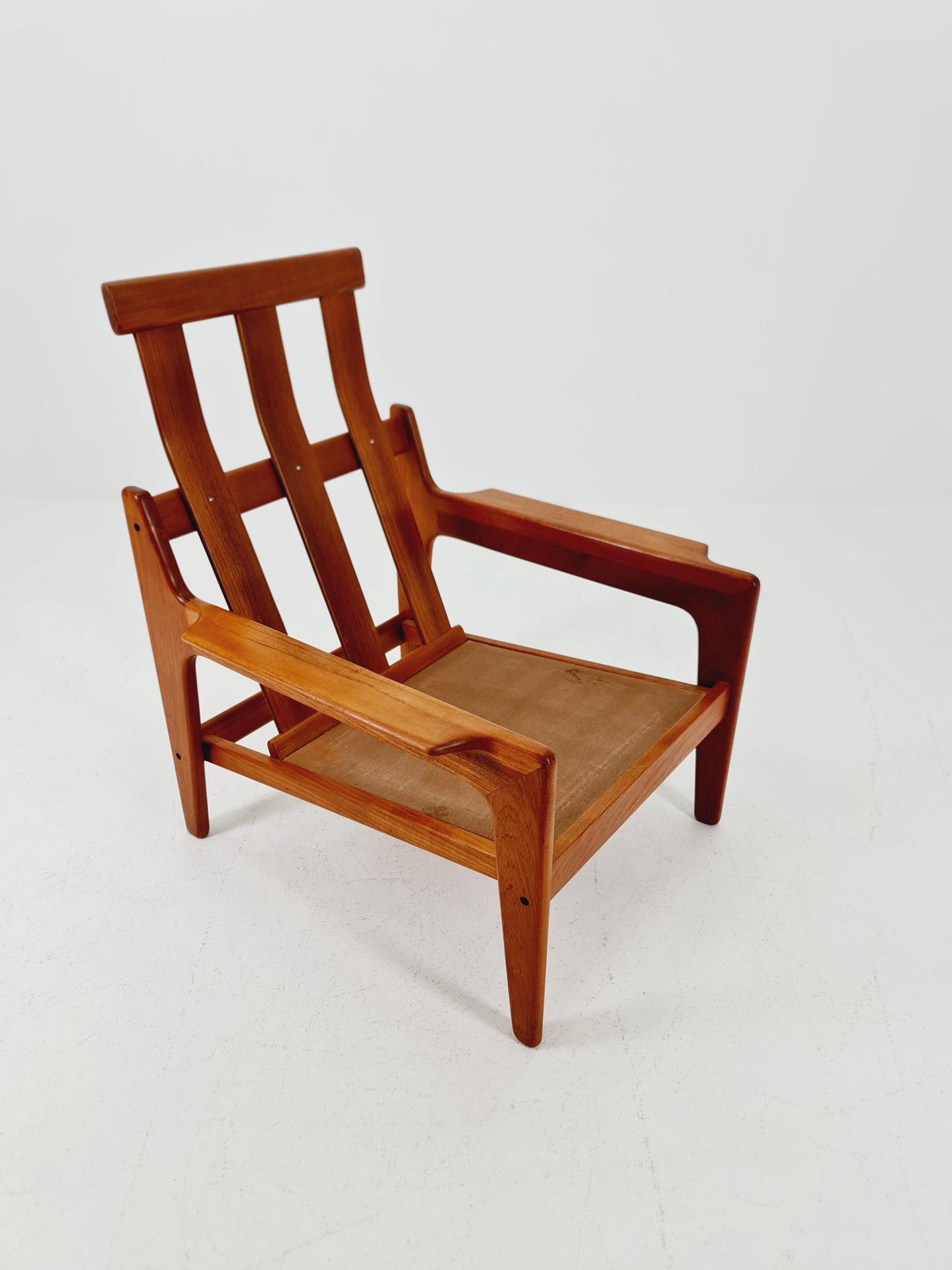 Mid century teak easy lounge chair by Arne Wahl Iversen for Komfort , 1960s