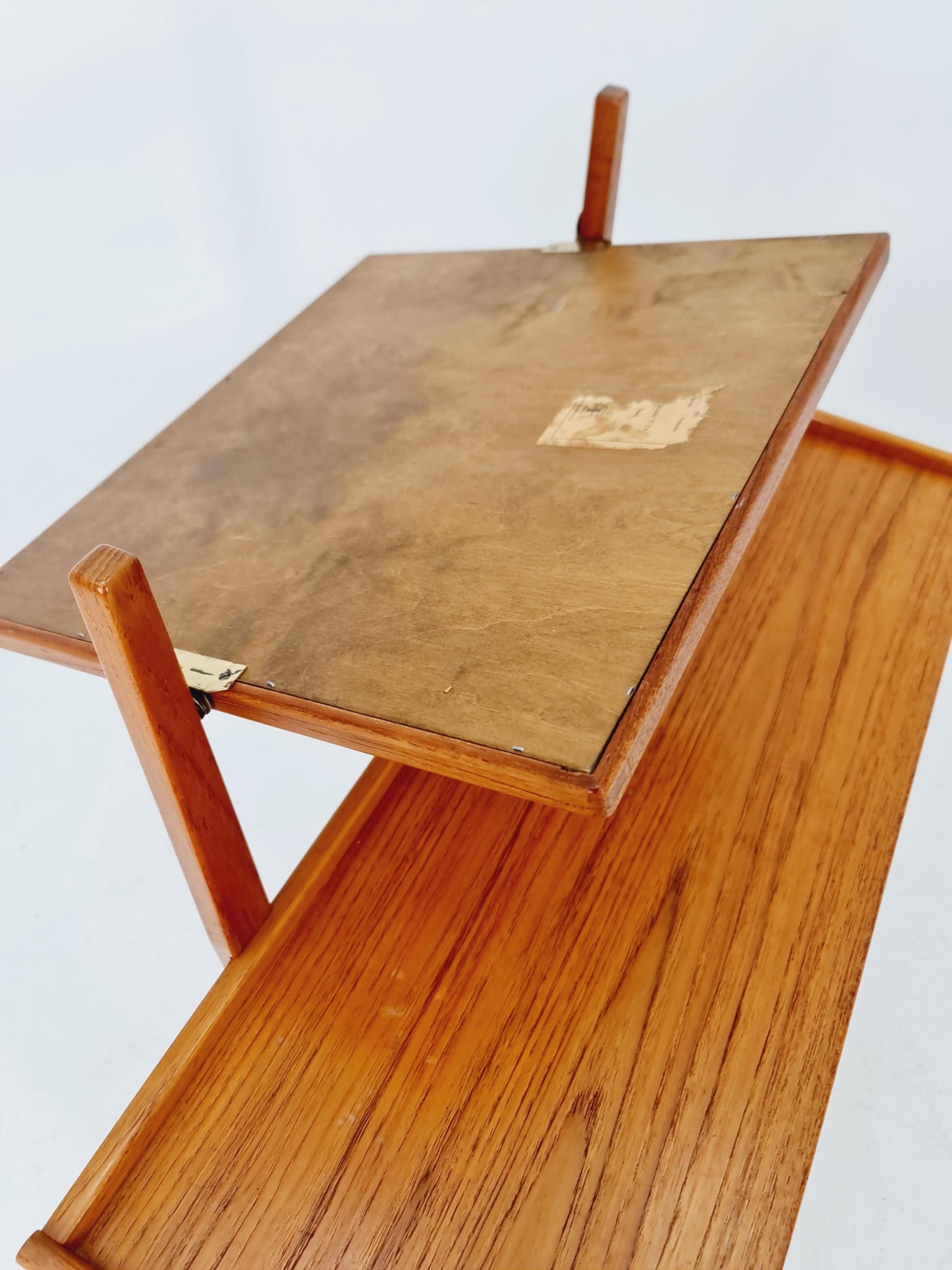 Mid Century Modern Danish Teak vanity table make up table by Fröseke for AB nybrofabriken, 1960s