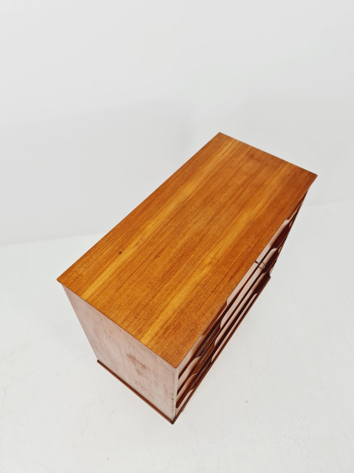 Midcentury danish design chest of drawers / drawer dresser /4 drawers cabinet By Ejsing Möbelfabrik 1960s