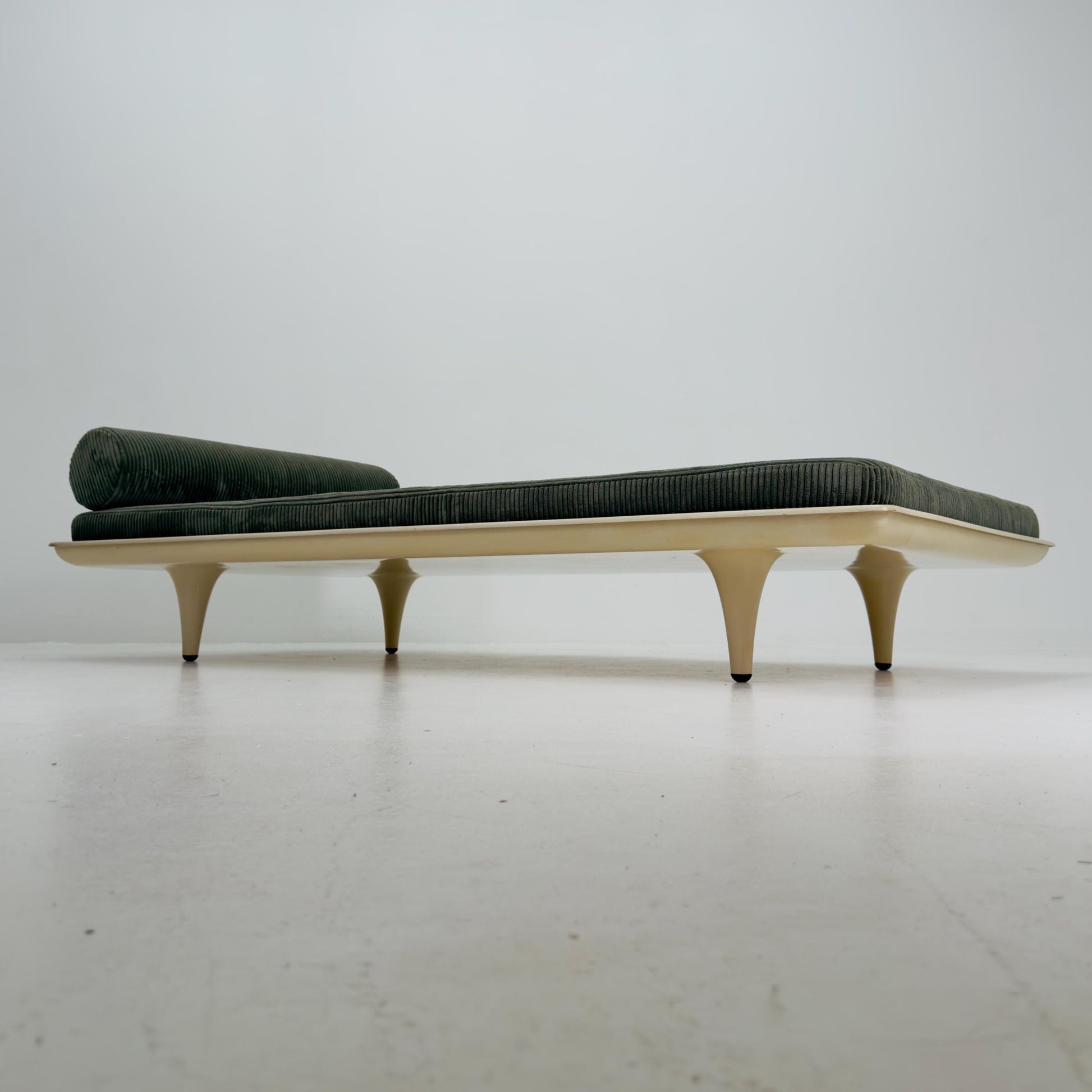 Rare Space Age Fiberglass Daybed Sofa Bed, Germany 1980s