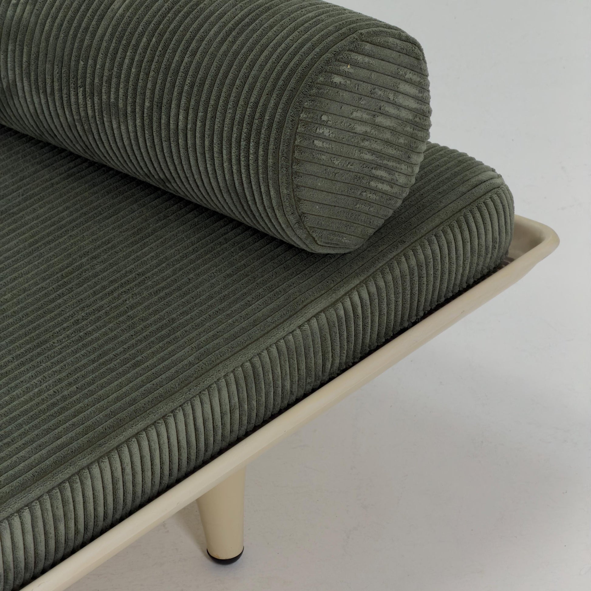 Rare Space Age Fiberglass Daybed Sofa Bed, Germany 1980s