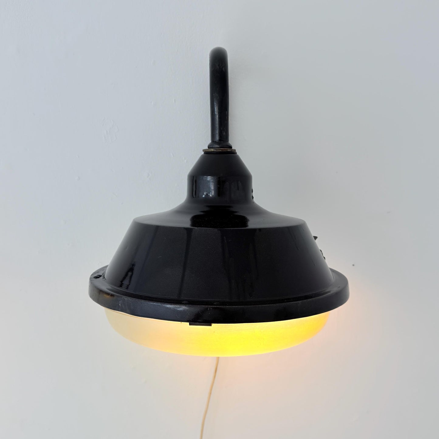 Mid Century Bauhaus Industrial Wall Lamp Hungary 1970s