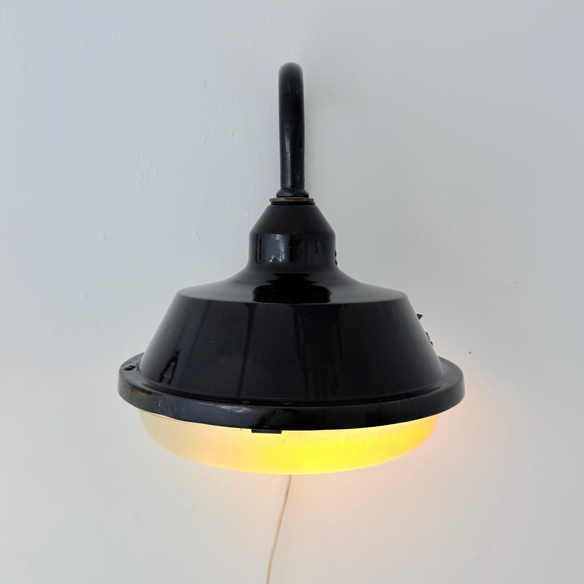 Mid Century Bauhaus Industrial Wall Lamp Hungary 1970s