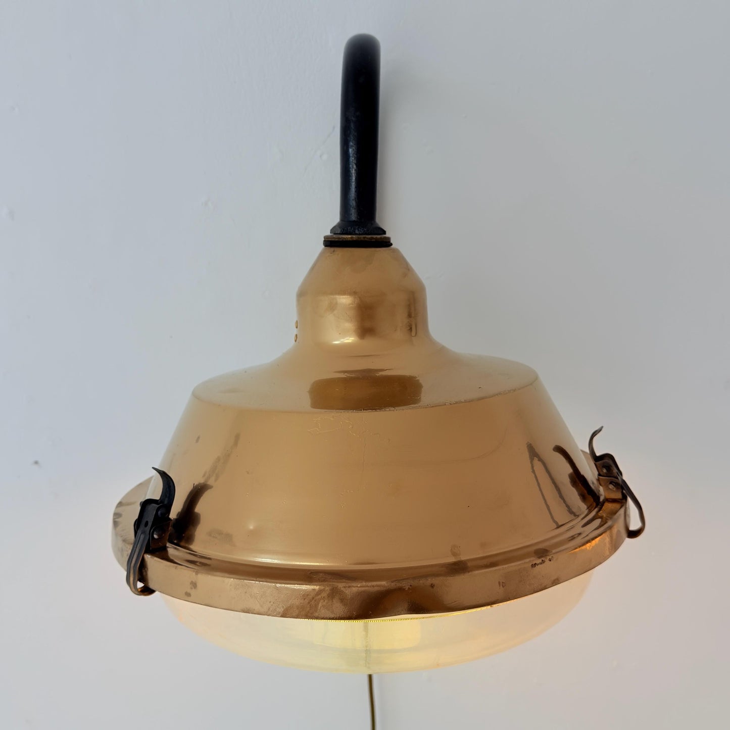 Mid Century Bauhaus Industrial Wall Lamp Hungary 1970s