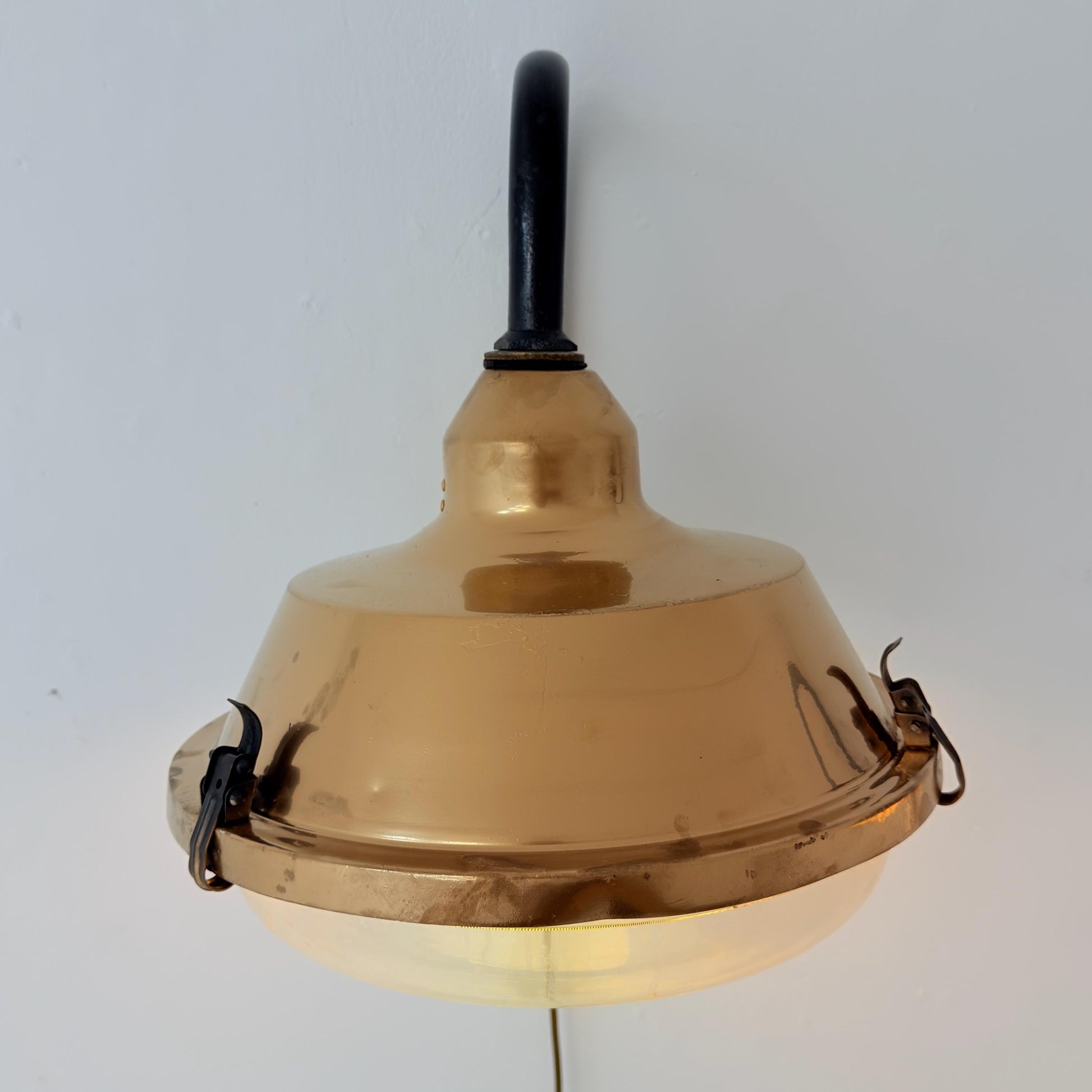 Mid Century Bauhaus Industrial Wall Lamp Hungary 1970s