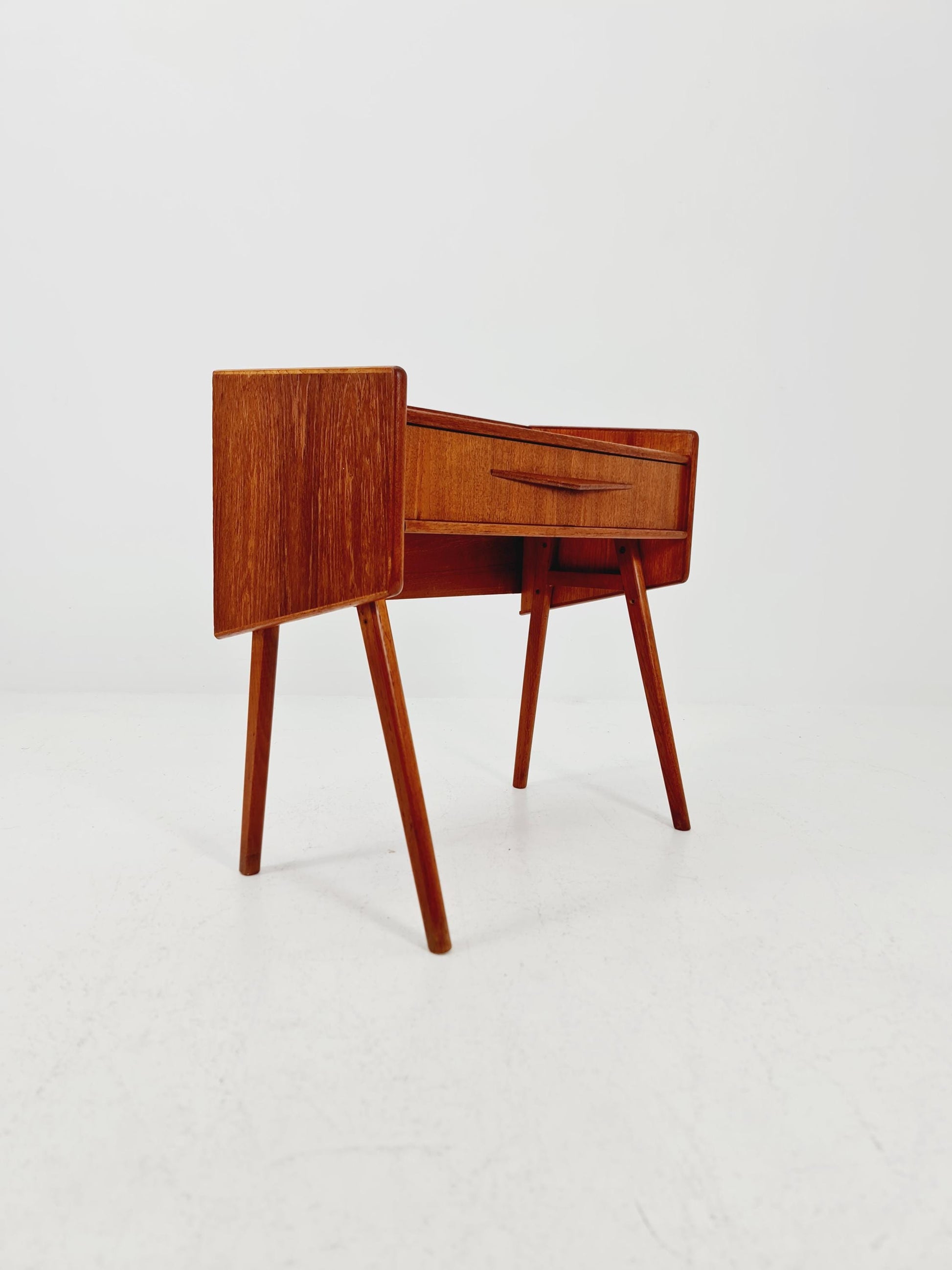 Midcentury Danish teak vintage Side table/ Bedside table/ Night stand, 1960s