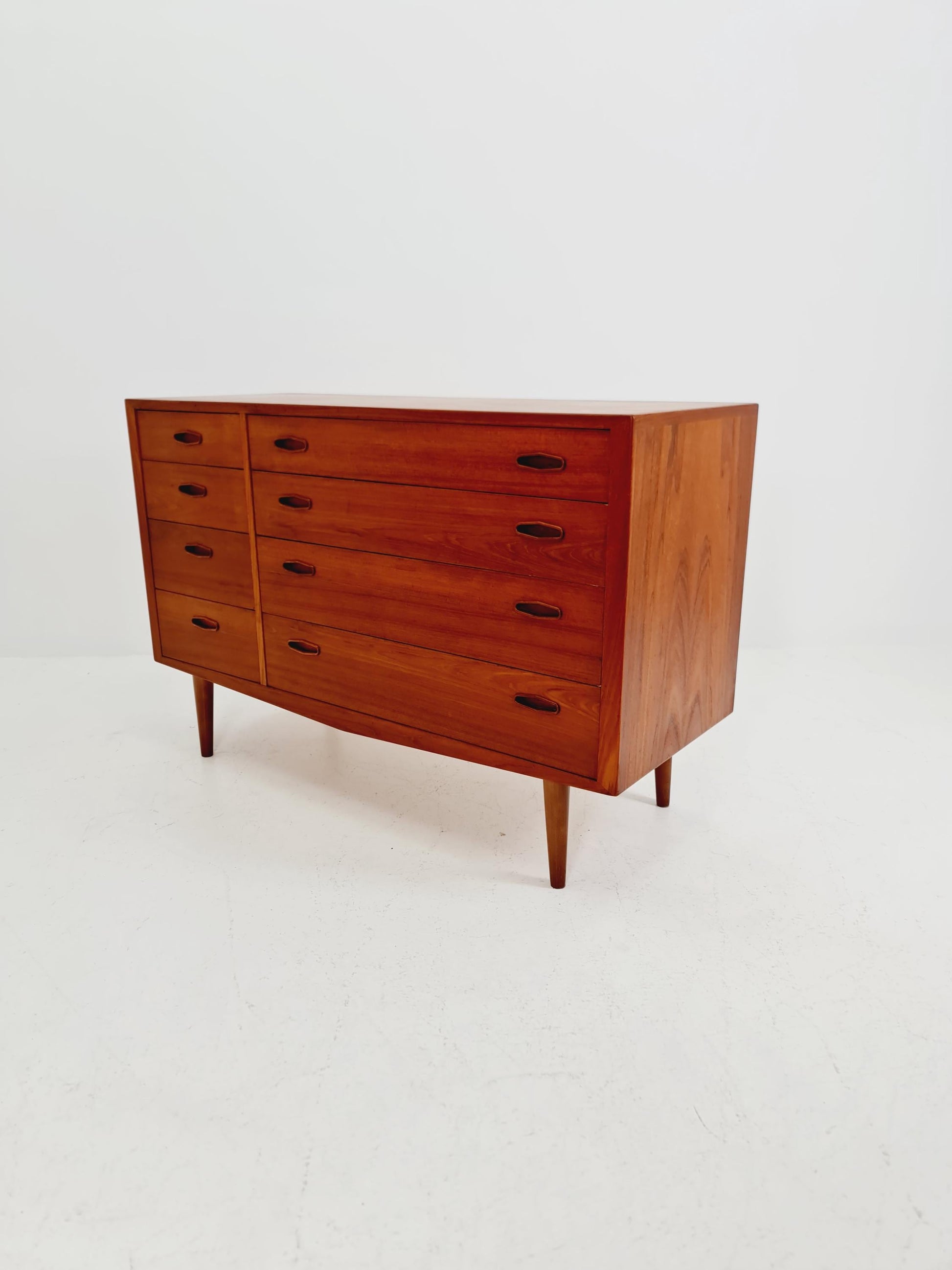 Rare Midcentury danish design chest of drawers By Novarad Jensen odense Denmark 1960s