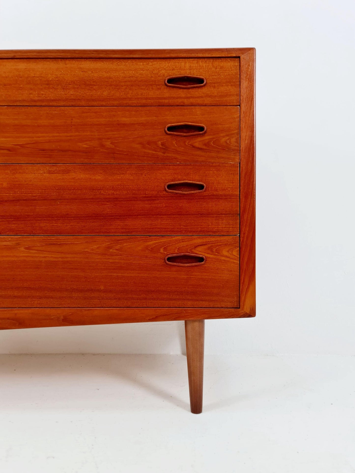 Rare Midcentury danish design chest of drawers By Novarad Jensen odense Denmark 1960s