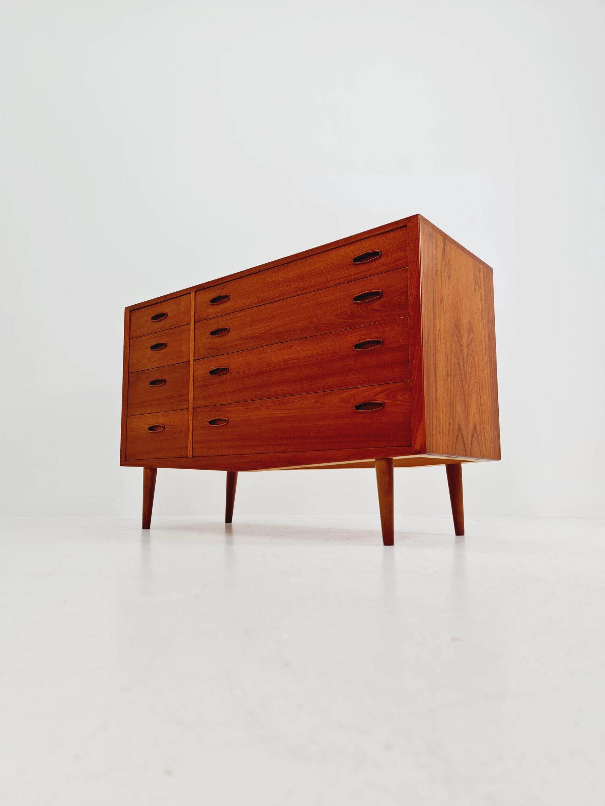 Rare Midcentury danish design chest of drawers By Novarad Jensen odense Denmark 1960s