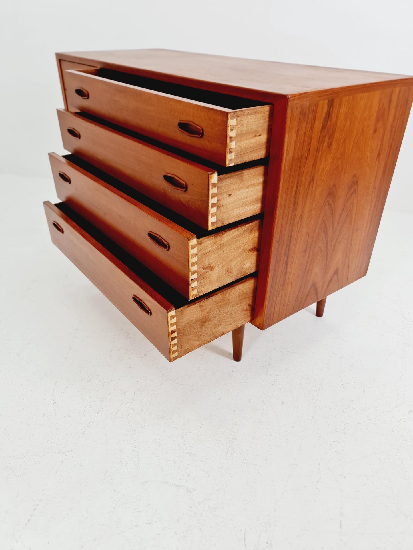 Rare Midcentury danish design chest of drawers By Novarad Jensen odense Denmark 1960s