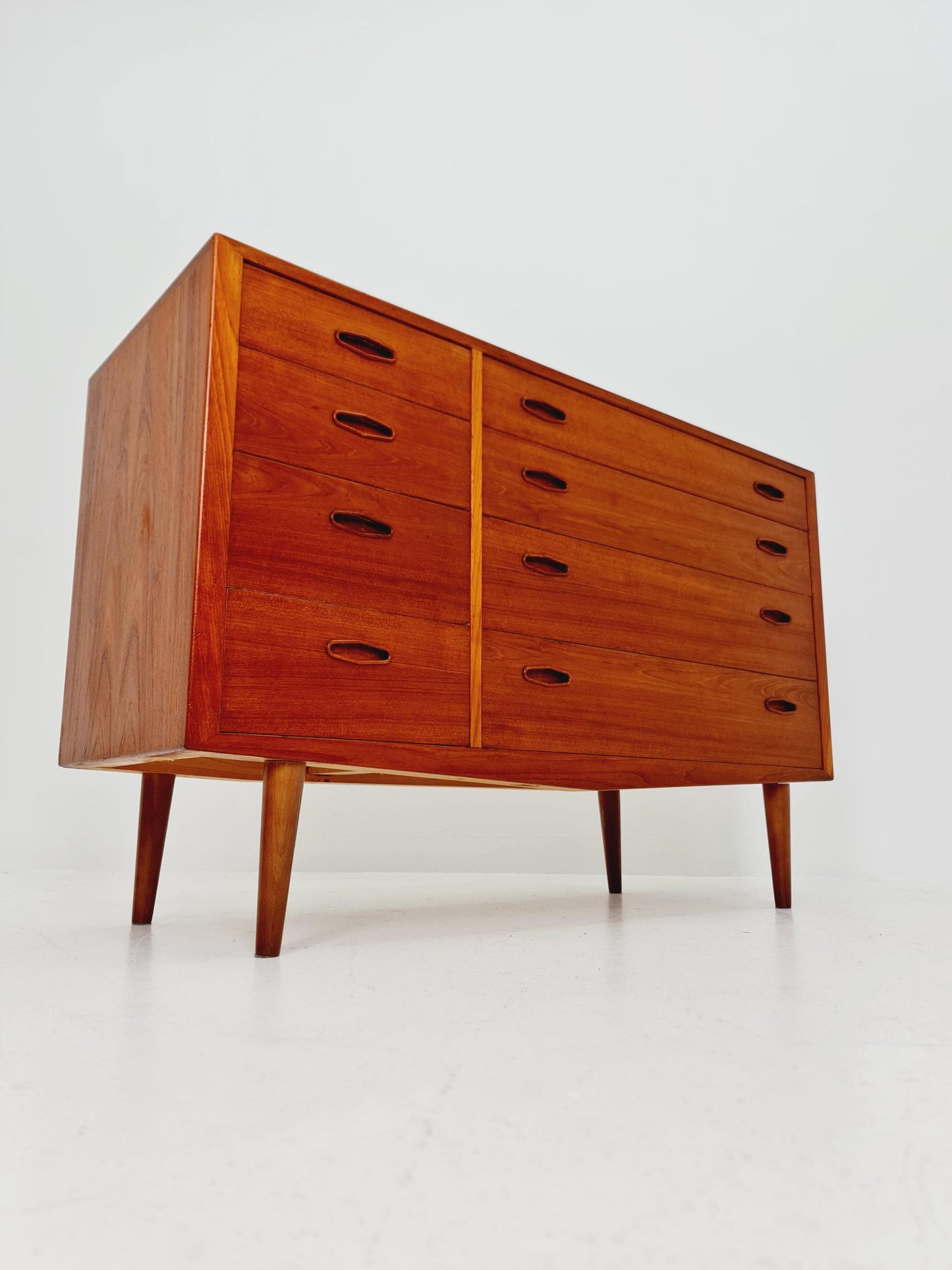 Rare Midcentury danish design chest of drawers By Novarad Jensen odense Denmark 1960s