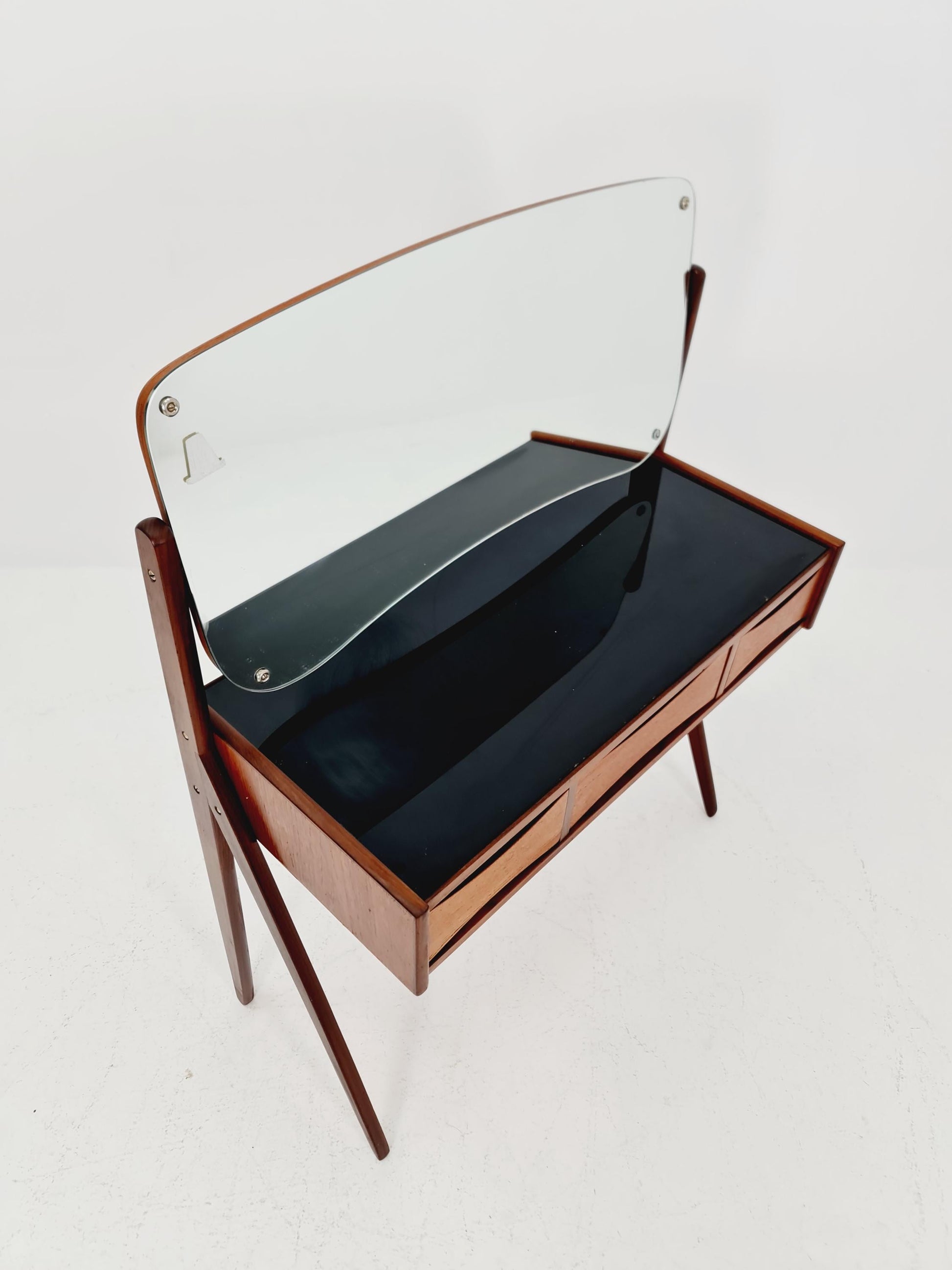Rare Mid Century Modern Danish Teak vanity table/ make up table by Arne Vodder for Olholm , 1960