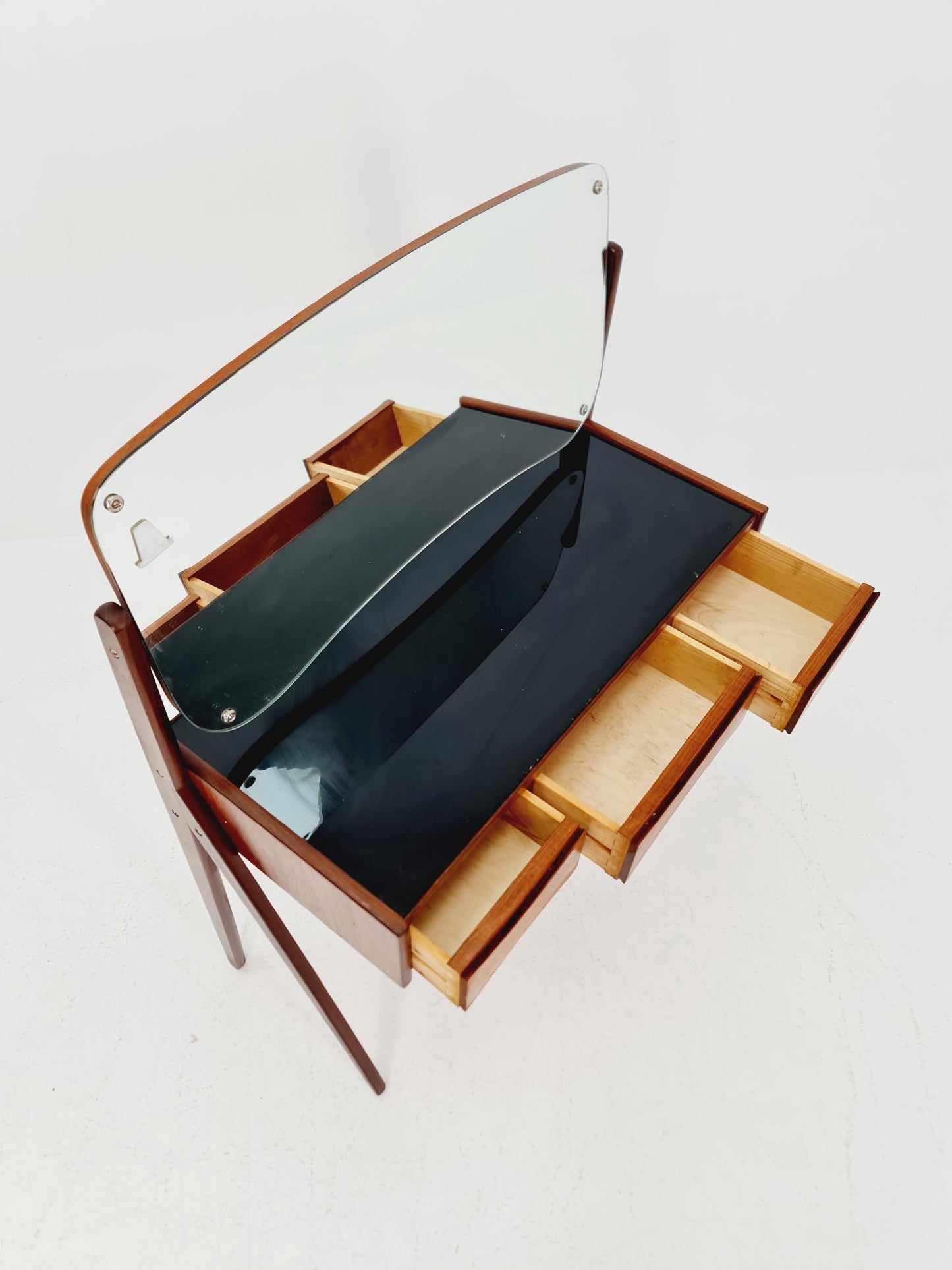 Rare Mid Century Modern Danish Teak vanity table/ make up table by Arne Vodder for Olholm , 1960