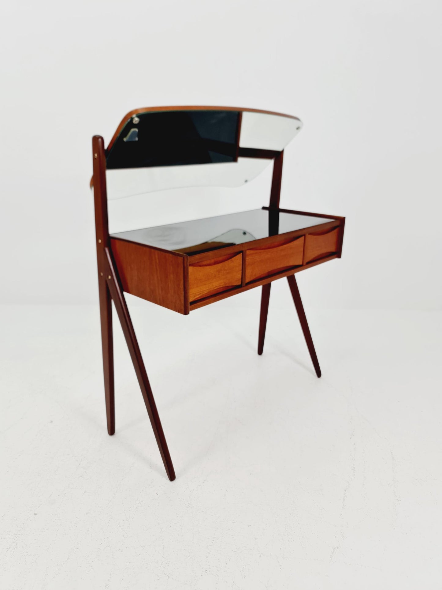 Rare Mid Century Modern Danish Teak vanity table/ make up table by Arne Vodder for Olholm , 1960