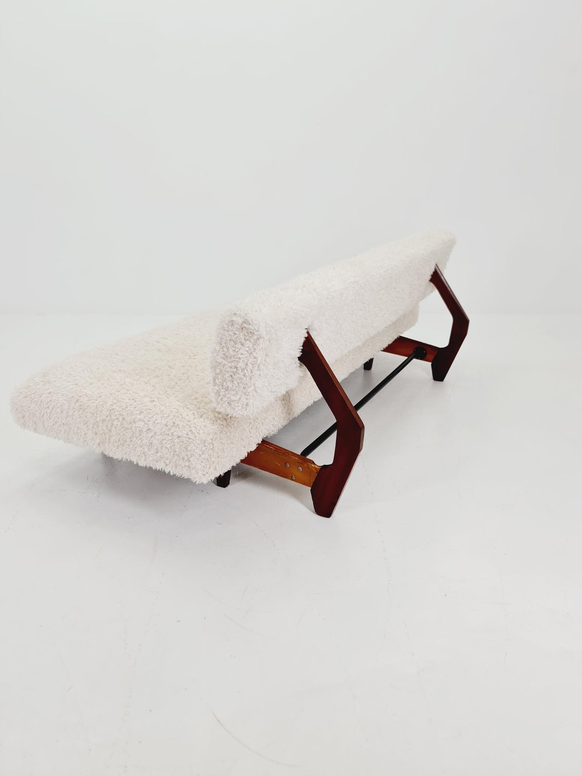 super Rare Midcentury Germen Daybed Teak wood by Franz Hohn for Honeta FH10 1950s