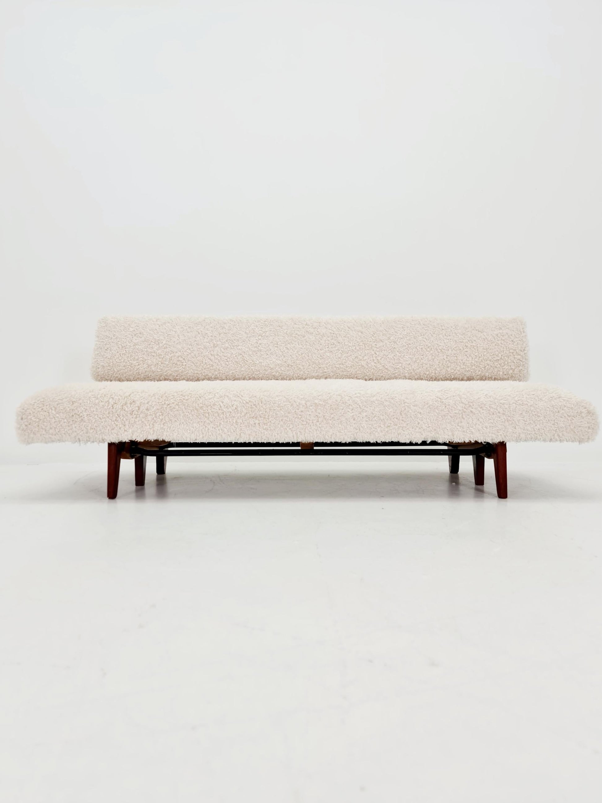 super Rare Midcentury Germen Daybed Teak wood by Franz Hohn for Honeta FH10 1950s