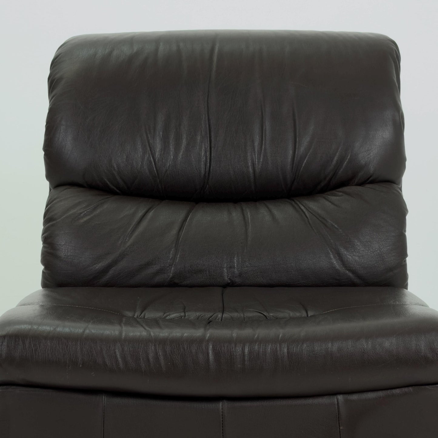 Mid-Century Chocolate Brown Leather Lounge Chair by Dreipunkt International, Germany, 1970s