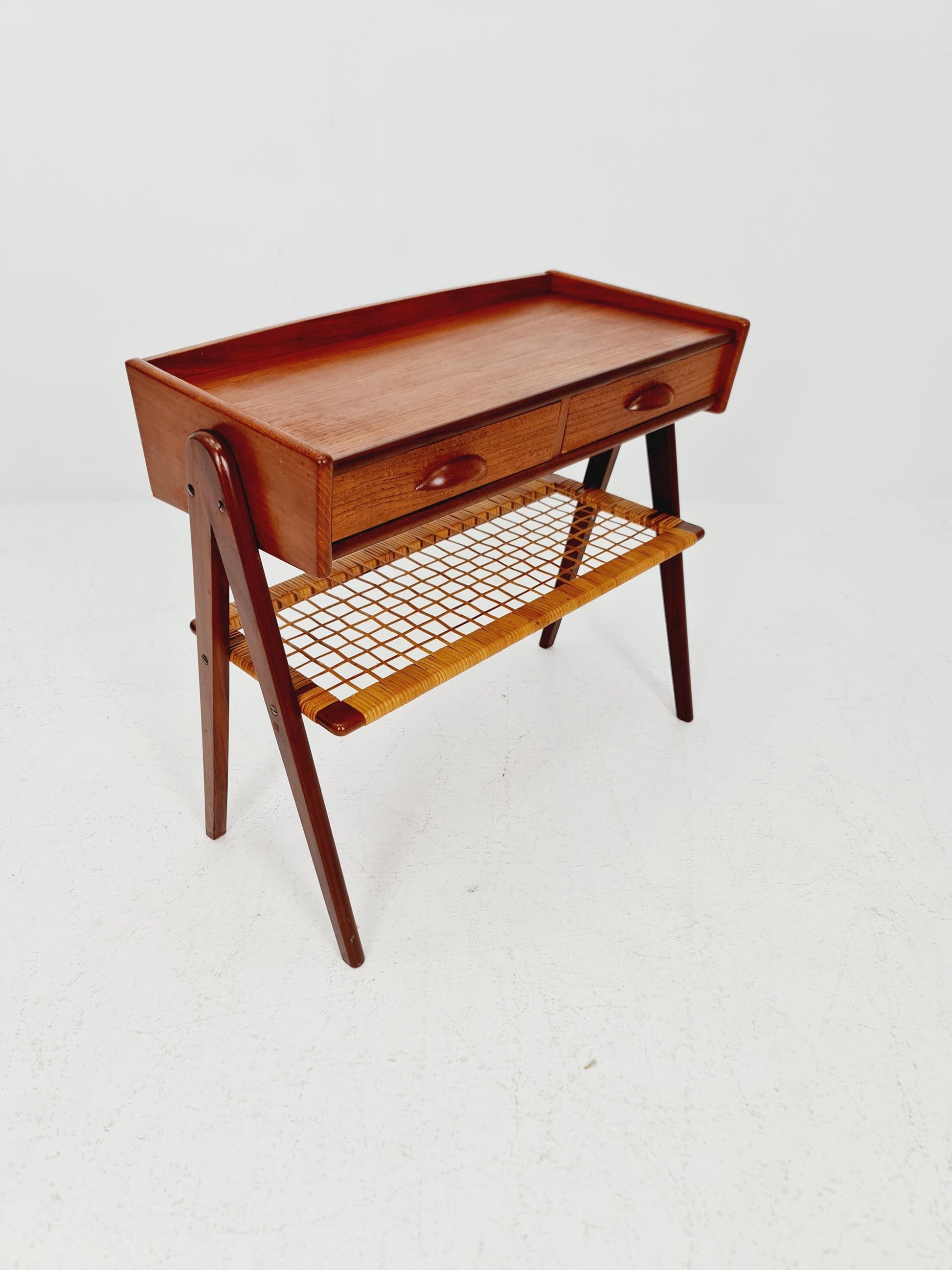 Midcentury danish Teak Vintage Side table/Nightstand By Soren Rasmussen 1960s