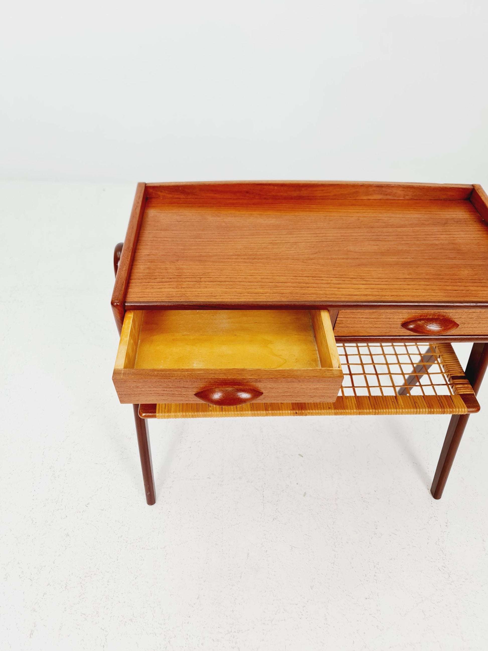 Midcentury danish Teak Vintage Side table/Nightstand By Soren Rasmussen 1960s