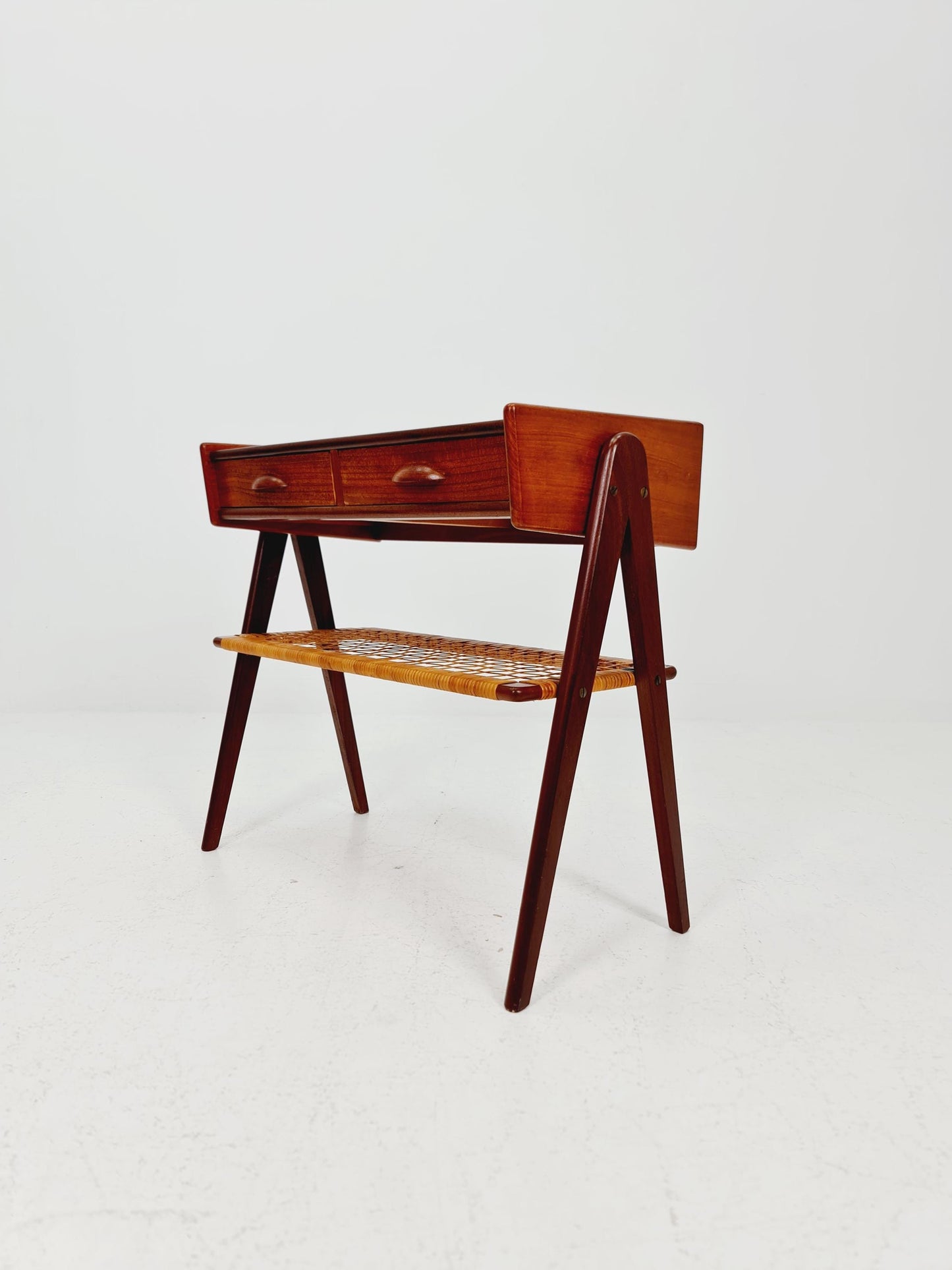 Midcentury danish Teak Vintage Side table/Nightstand By Soren Rasmussen 1960s