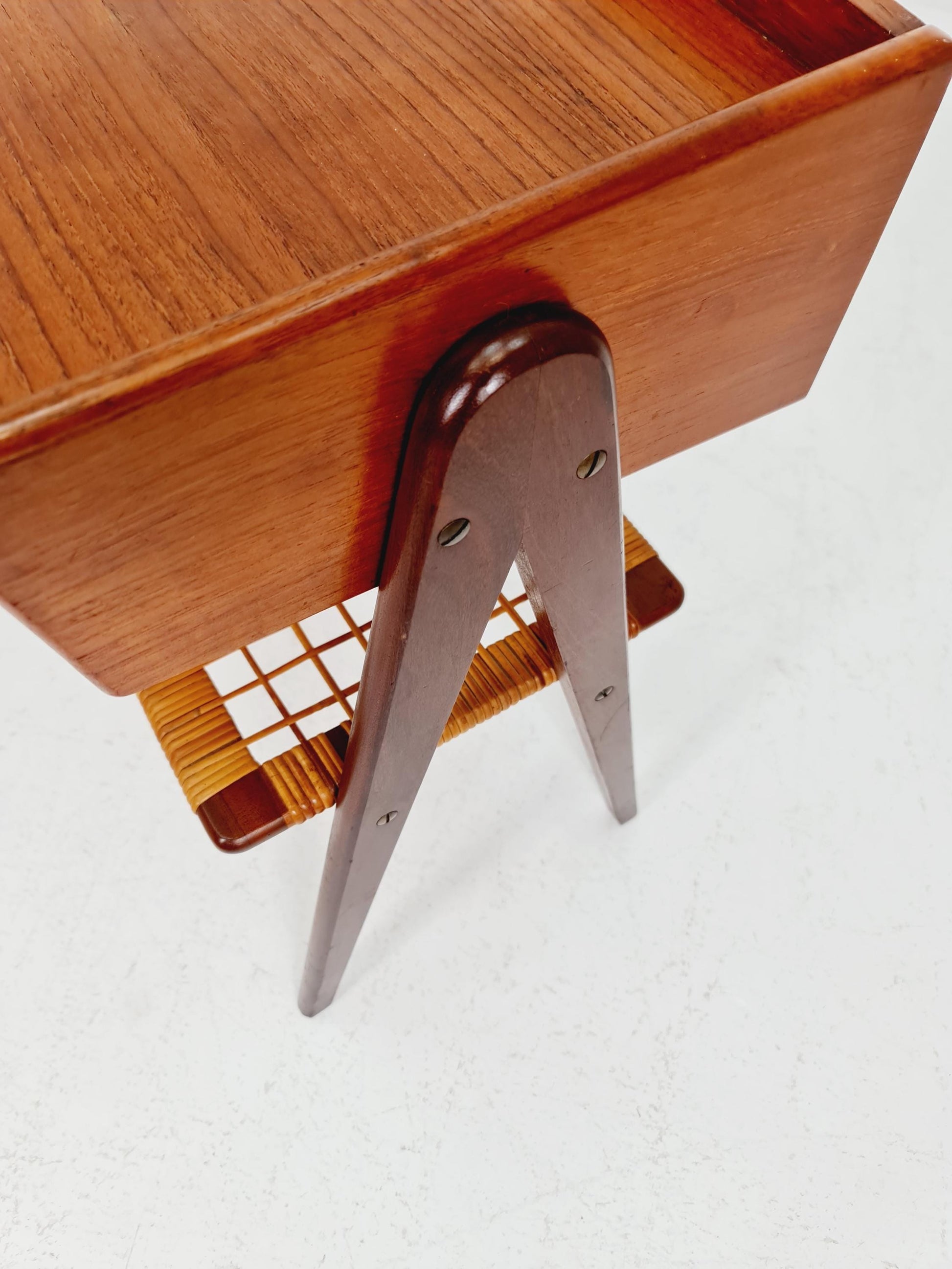 Midcentury danish Teak Vintage Side table/Nightstand By Soren Rasmussen 1960s