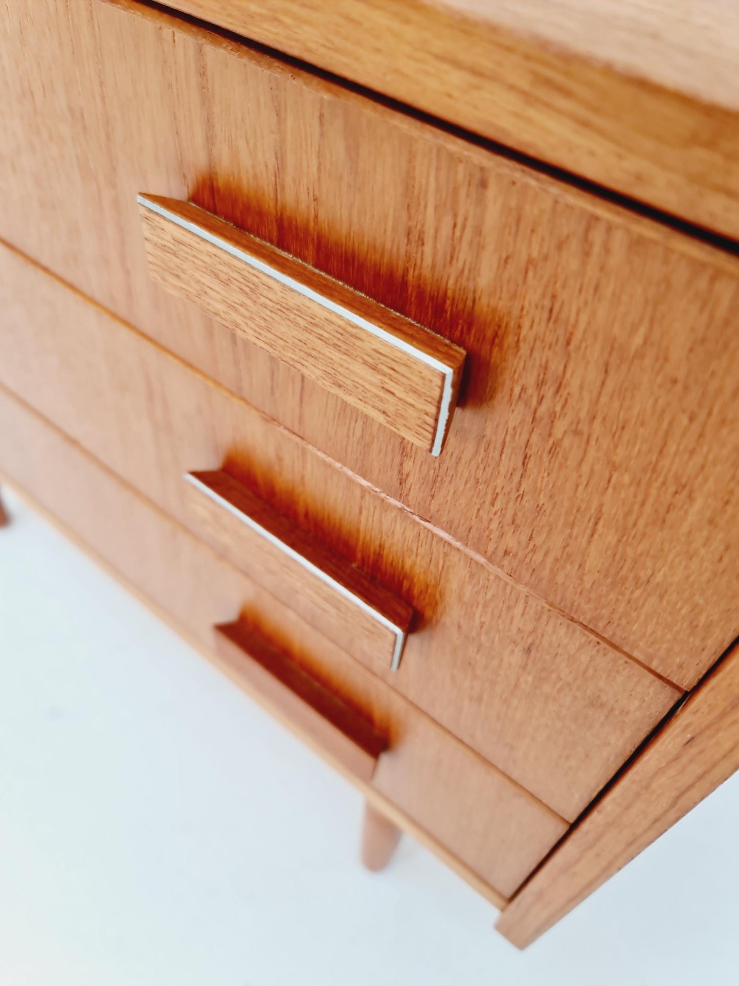 Midcentury danish drawer dresser /3 drawers By Ejsing Möbelfabrik A/S 1960s