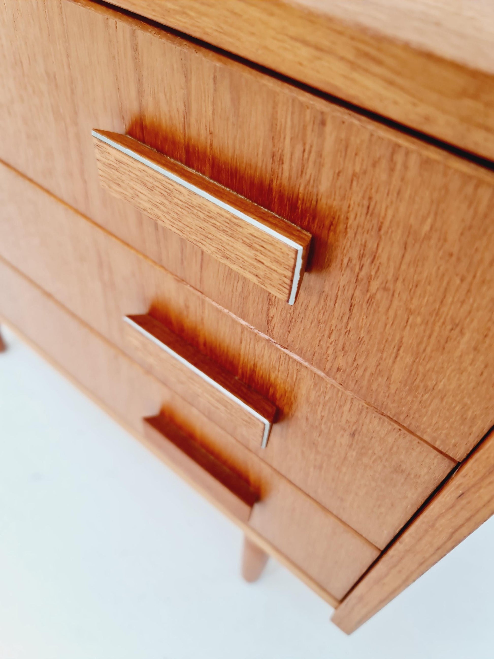 Midcentury danish drawer dresser /3 drawers By Ejsing Möbelfabrik A/S 1960s