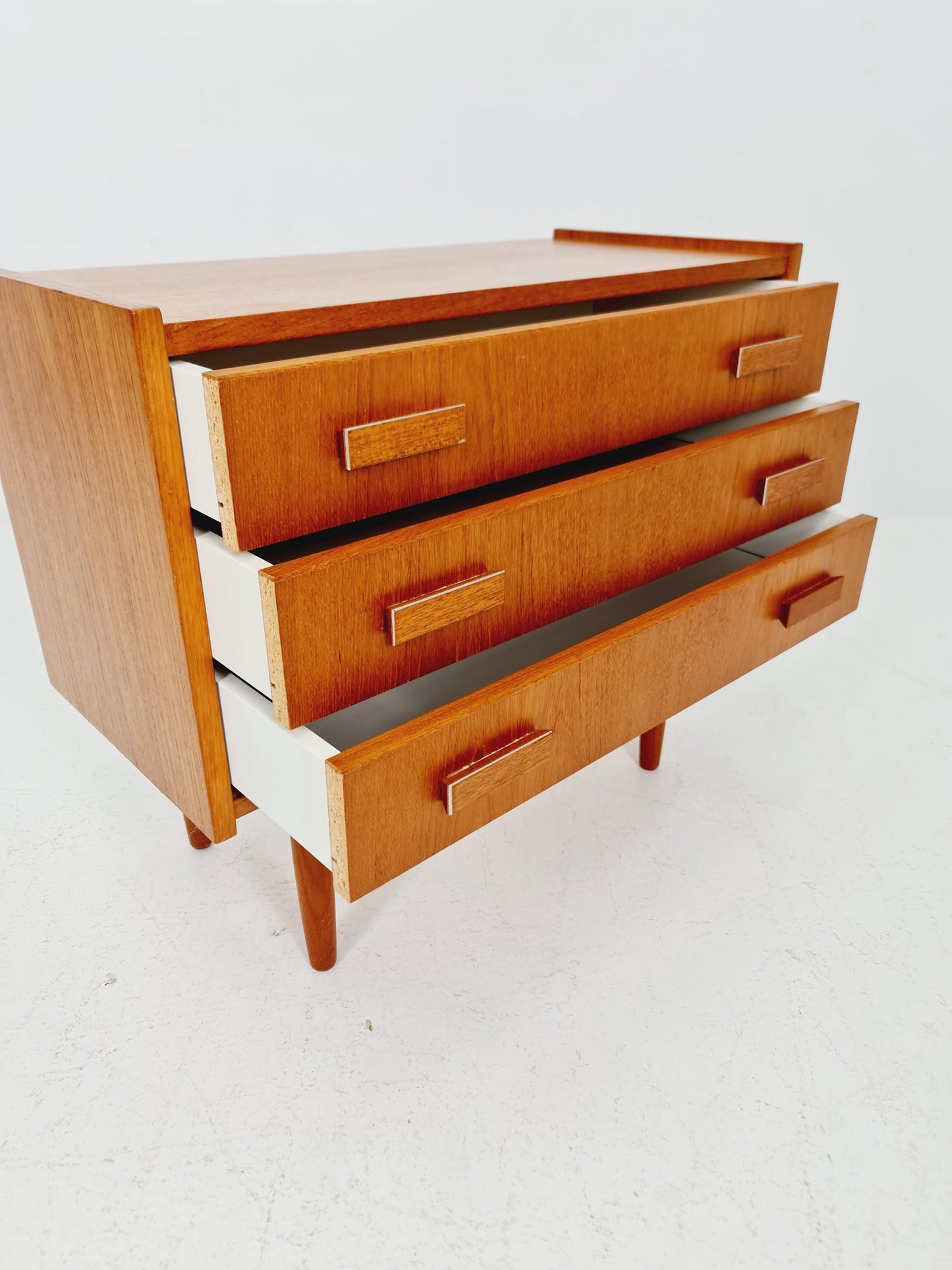 Midcentury danish drawer dresser /3 drawers By Ejsing Möbelfabrik A/S 1960s