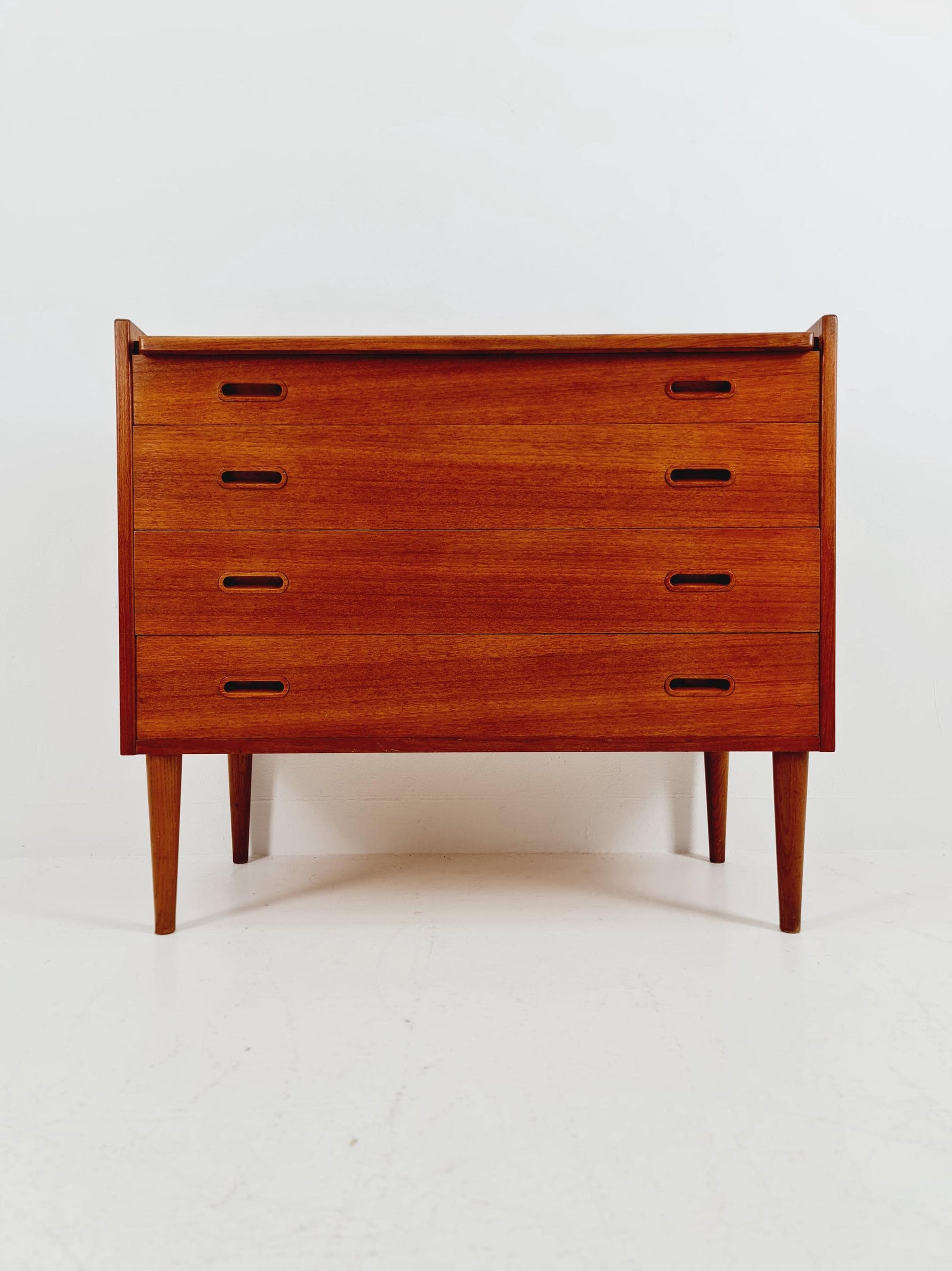 Midcentury Danish vintage teak secretary, vanity /Make up table for Olholm Möbelfabrik , 1960s