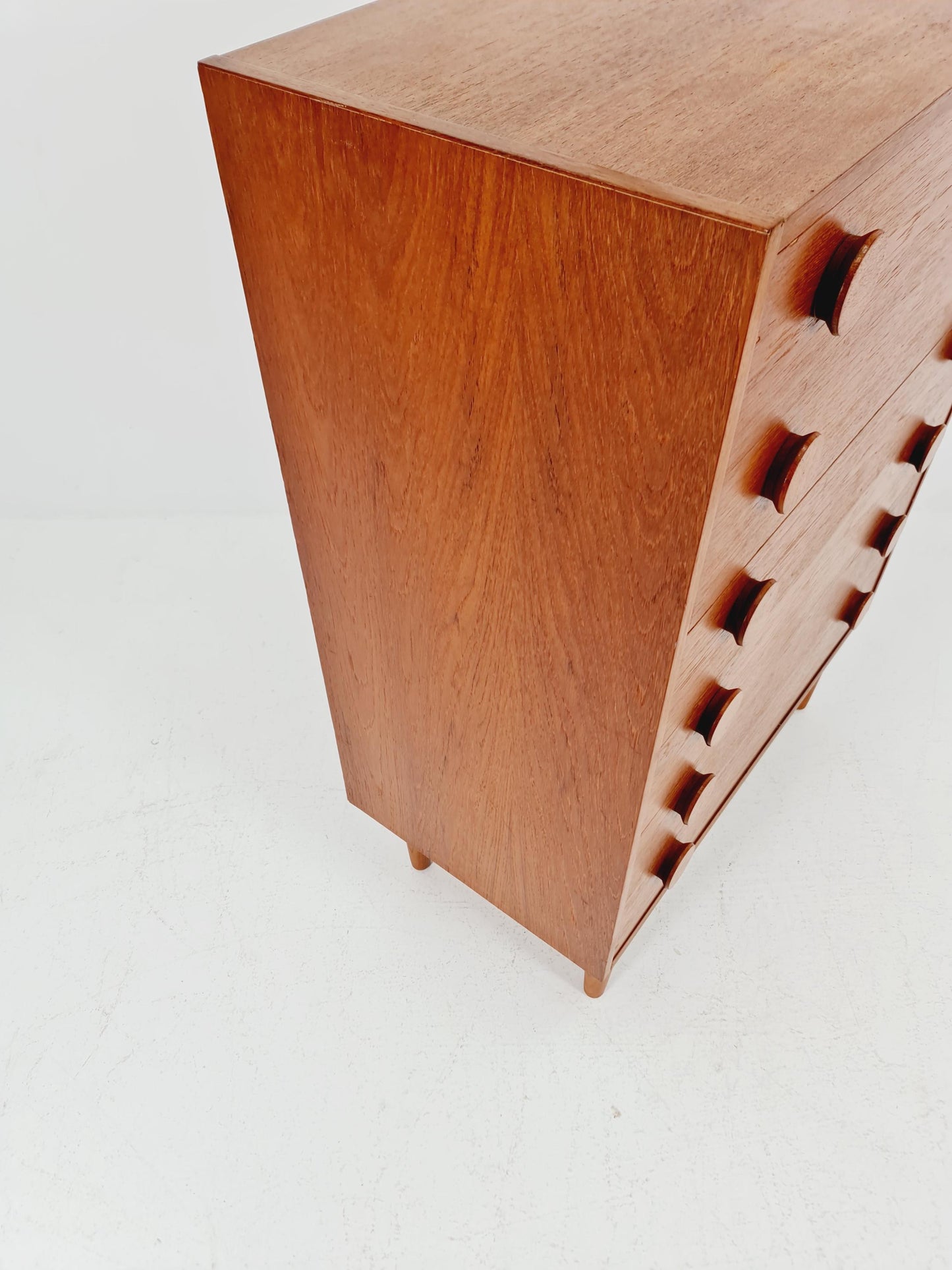 Midcentury danish design chest of drawers / drawer dresser /6 drawers cabinet By Ejsing Möbelfabrik 1960s