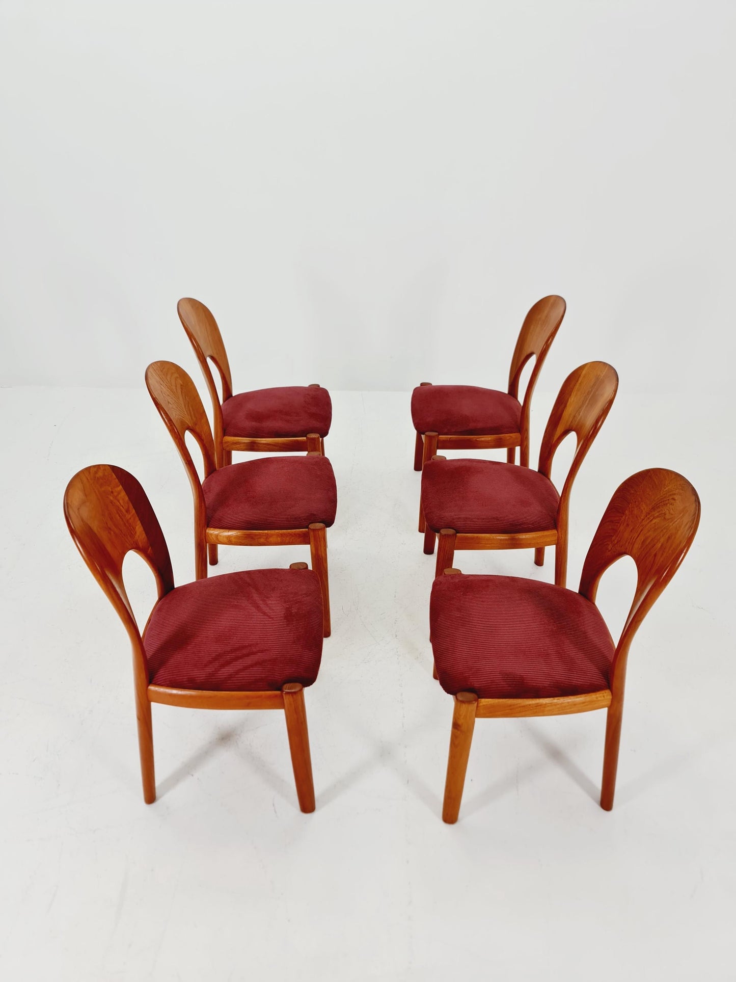 Midcentury teak Dining chairs by Niels Koefoed, 1960s, set of 6