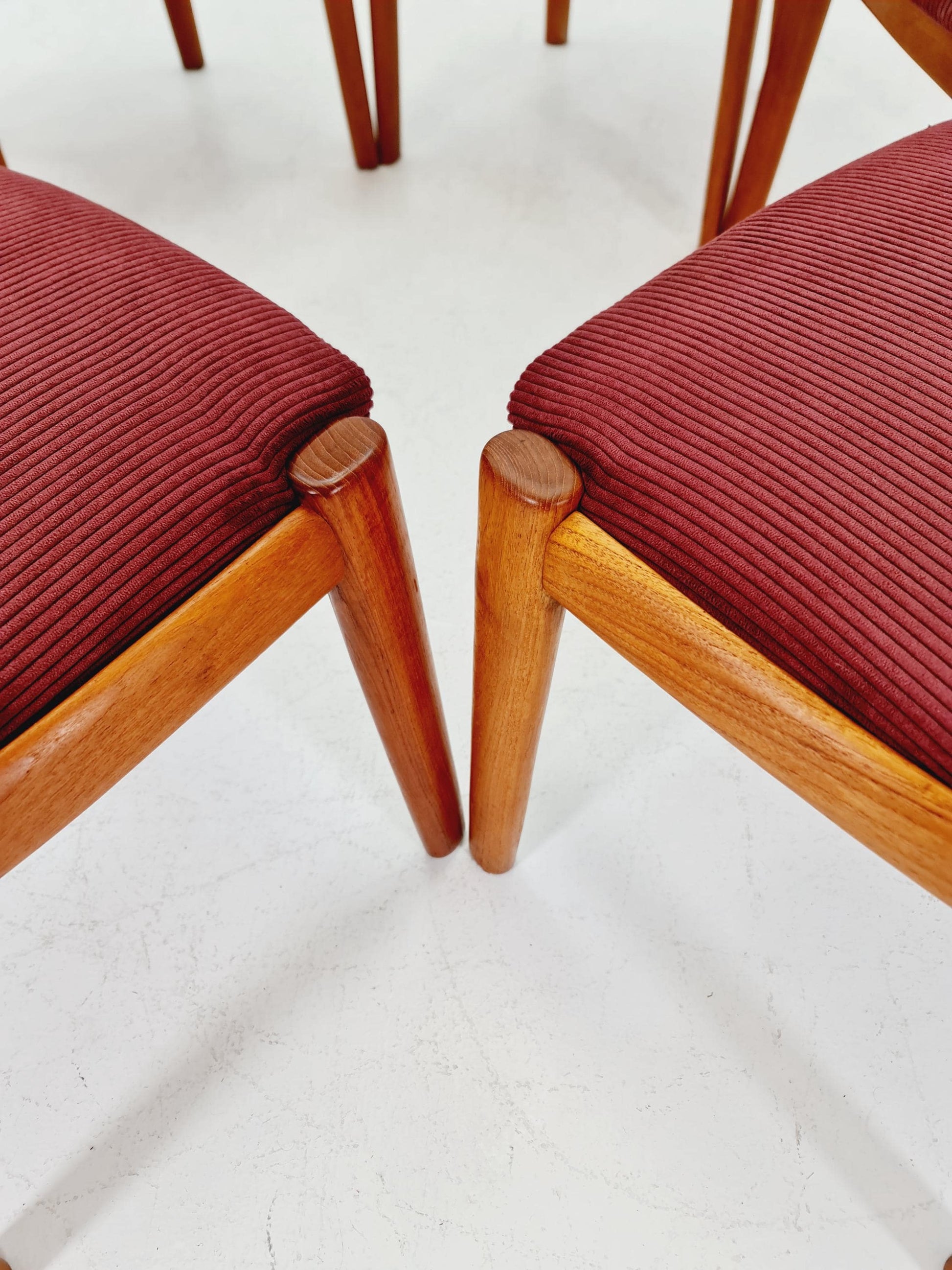 Midcentury teak Dining chairs by Niels Koefoed, 1960s, set of 6