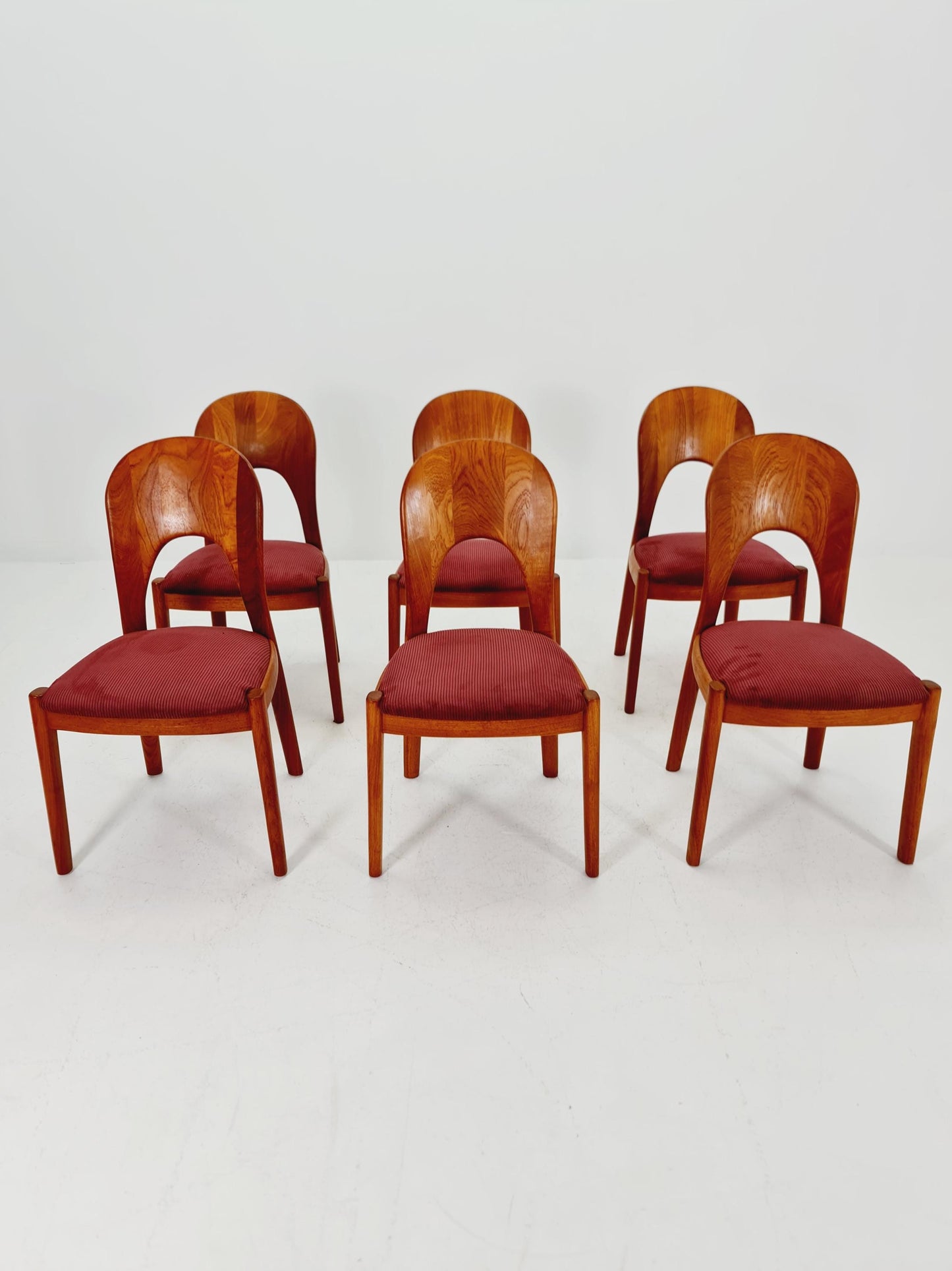 Midcentury teak Dining chairs by Niels Koefoed, 1960s, set of 6