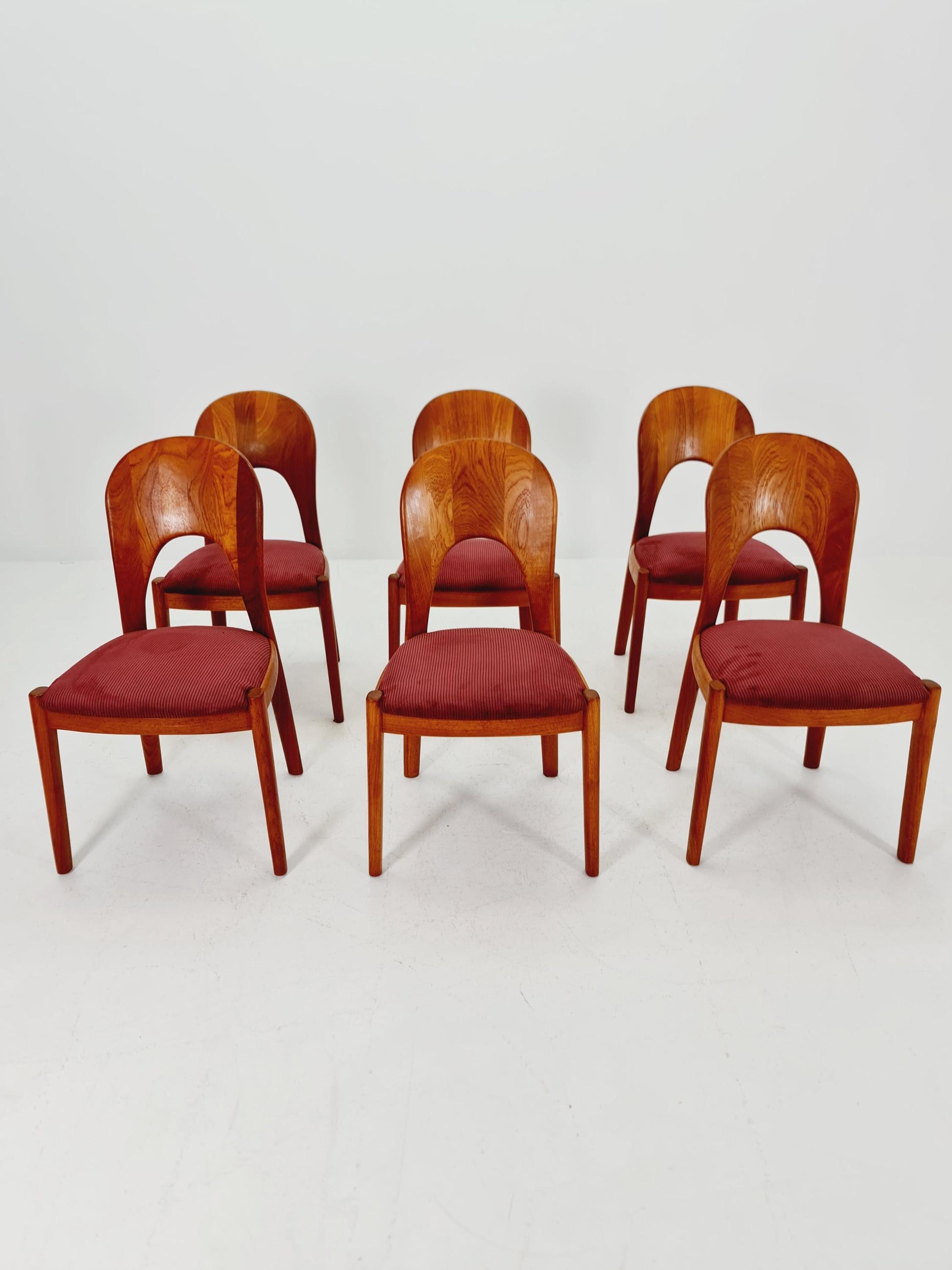 Midcentury teak Dining chairs by Niels Koefoed, 1960s, set of 6