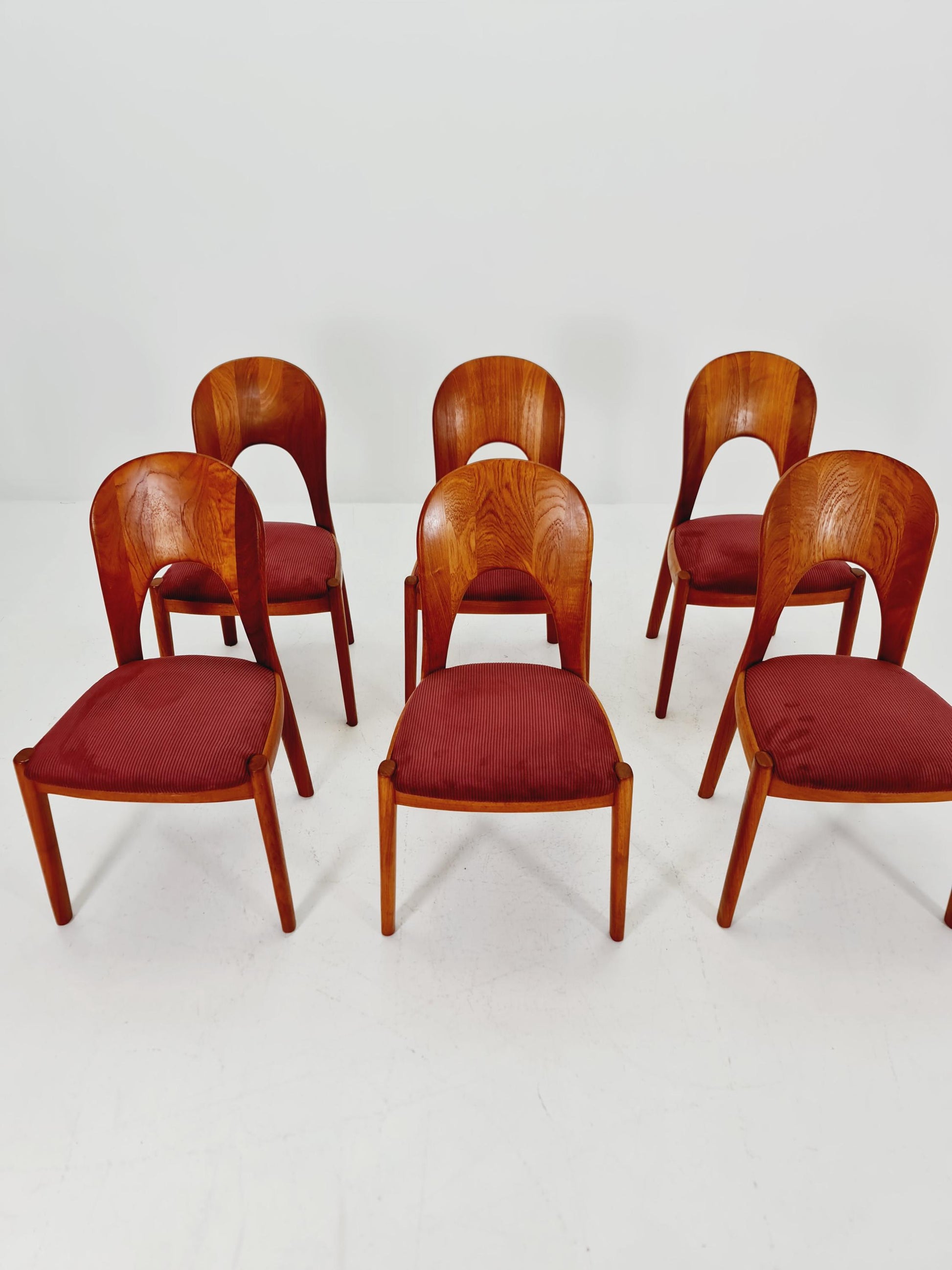 Midcentury teak Dining chairs by Niels Koefoed, 1960s, set of 6
