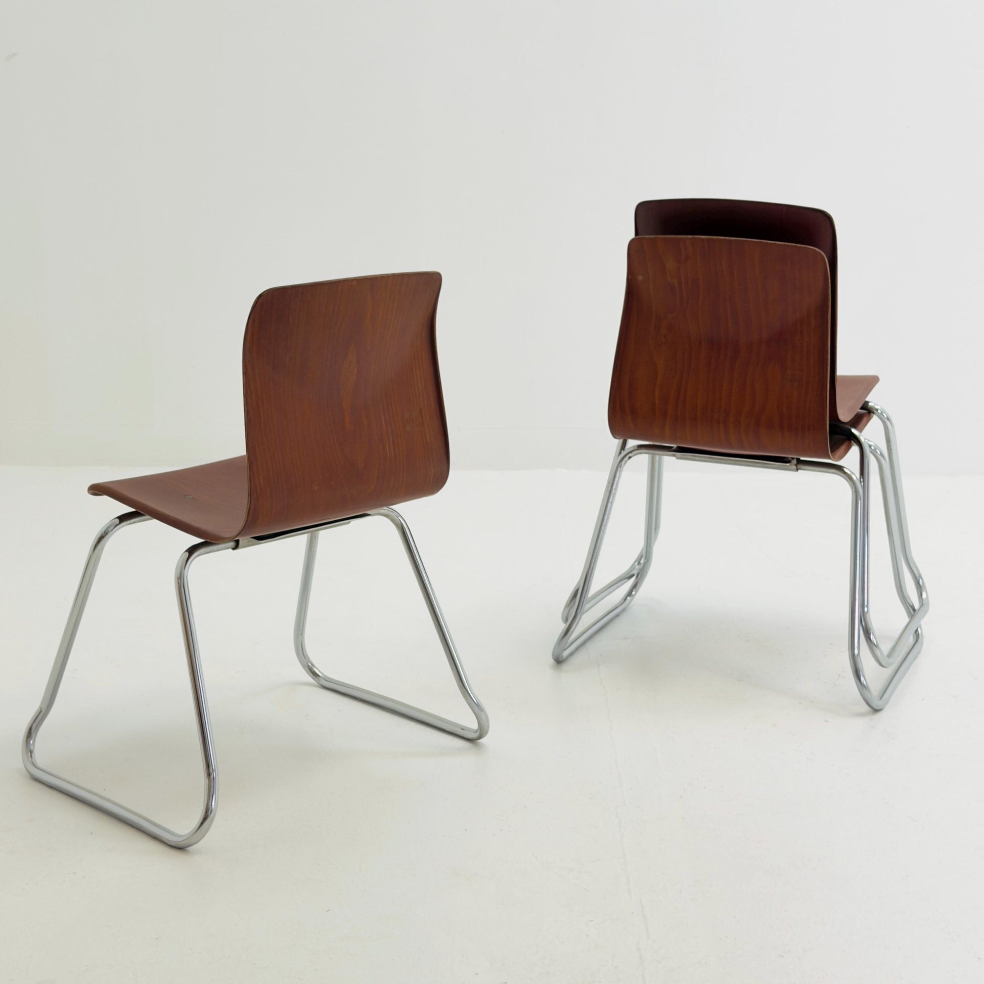 1 of 3 Mid Century Pagholz Chair by Thur-Op, Germany 1990s