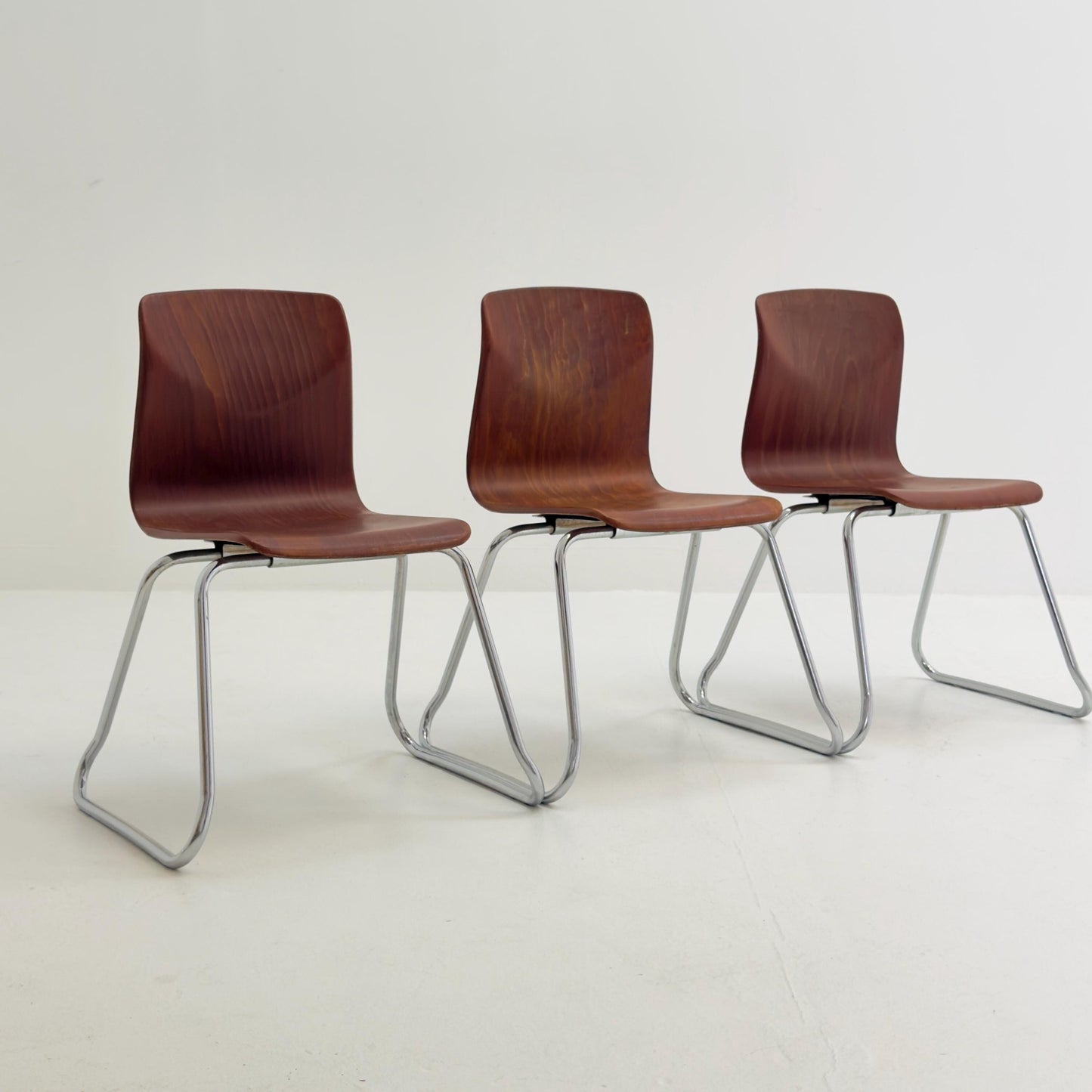 1 of 3 Mid Century Pagholz Chair by Thur-Op, Germany 1990s