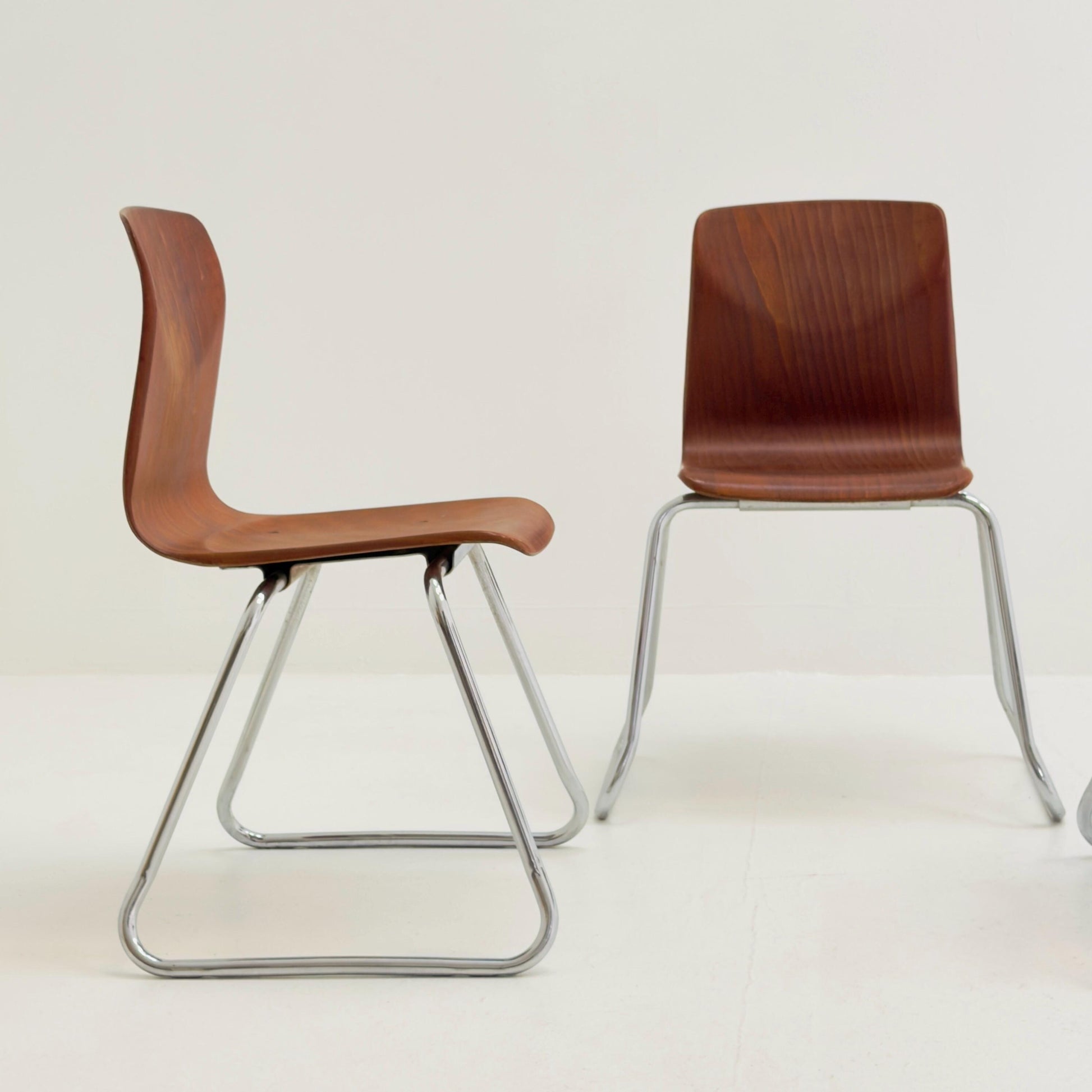 1 of 3 Mid Century Pagholz Chair by Thur-Op, Germany 1990s