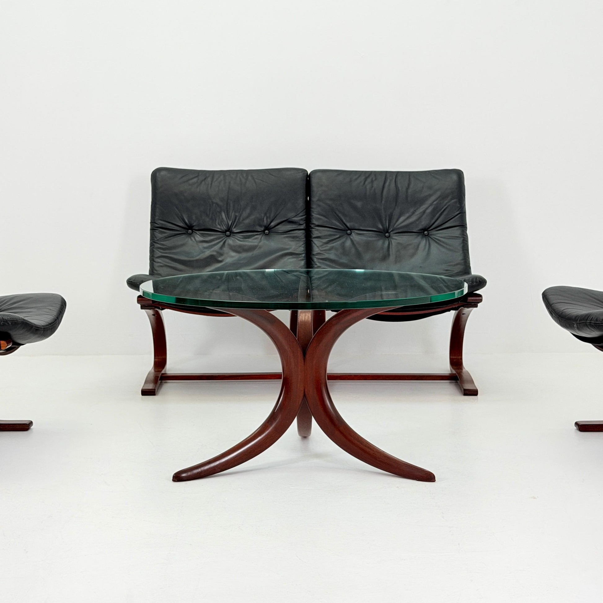 1of 4 Mid century Kangu Lounge Chairs by Elsa Solheim and Nordahl Solheim for Rybo 1970s